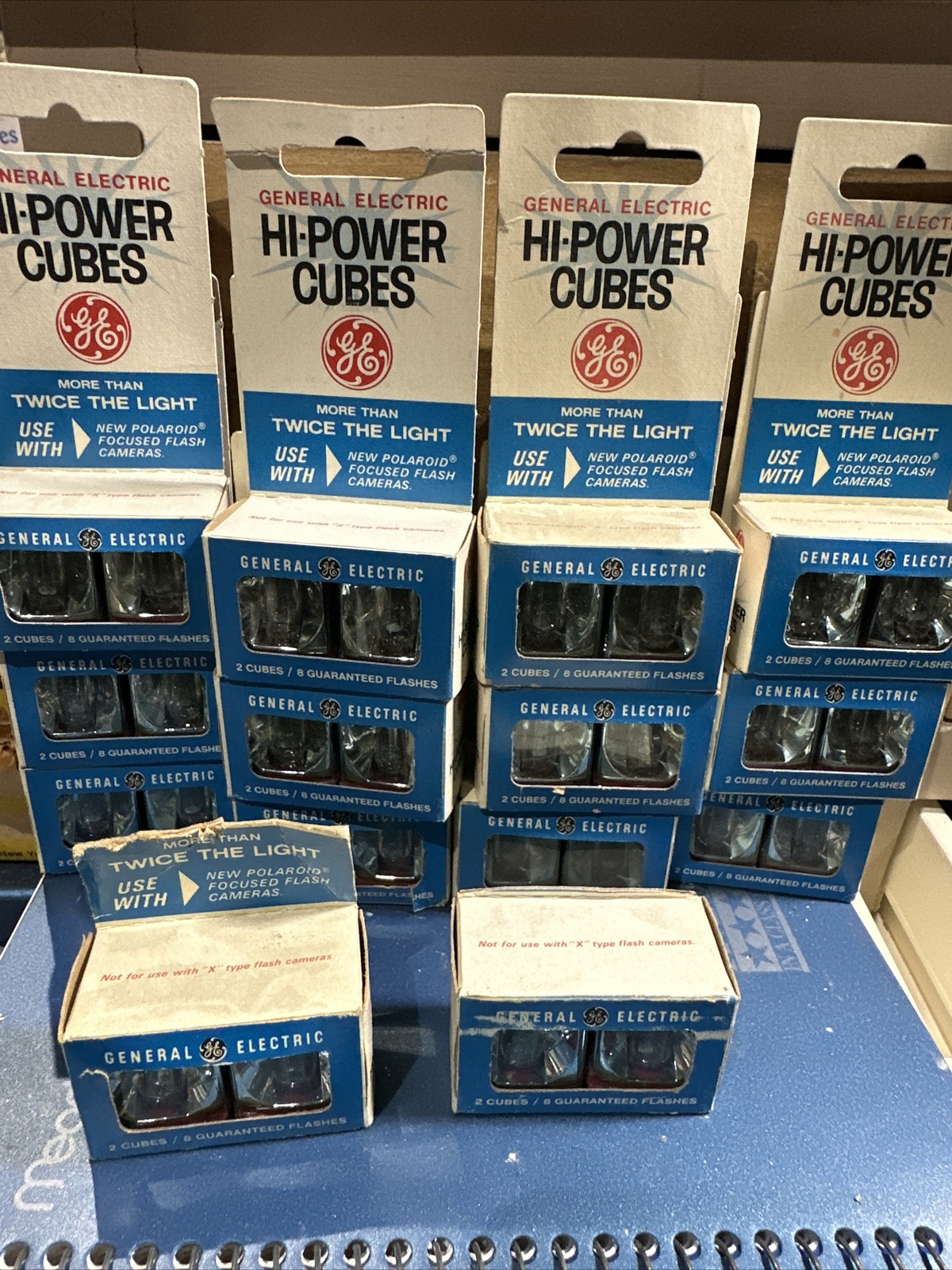 General Electric Hi Power Camera Flash Cubes Lot Of 14 2 Packs NOS