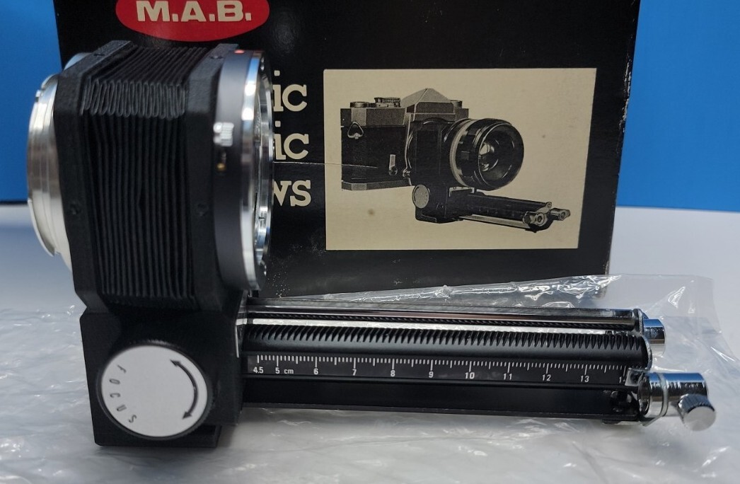 Asanuma Magic Automatic Bellows for Minolta Manual Focus Camera. Nice.