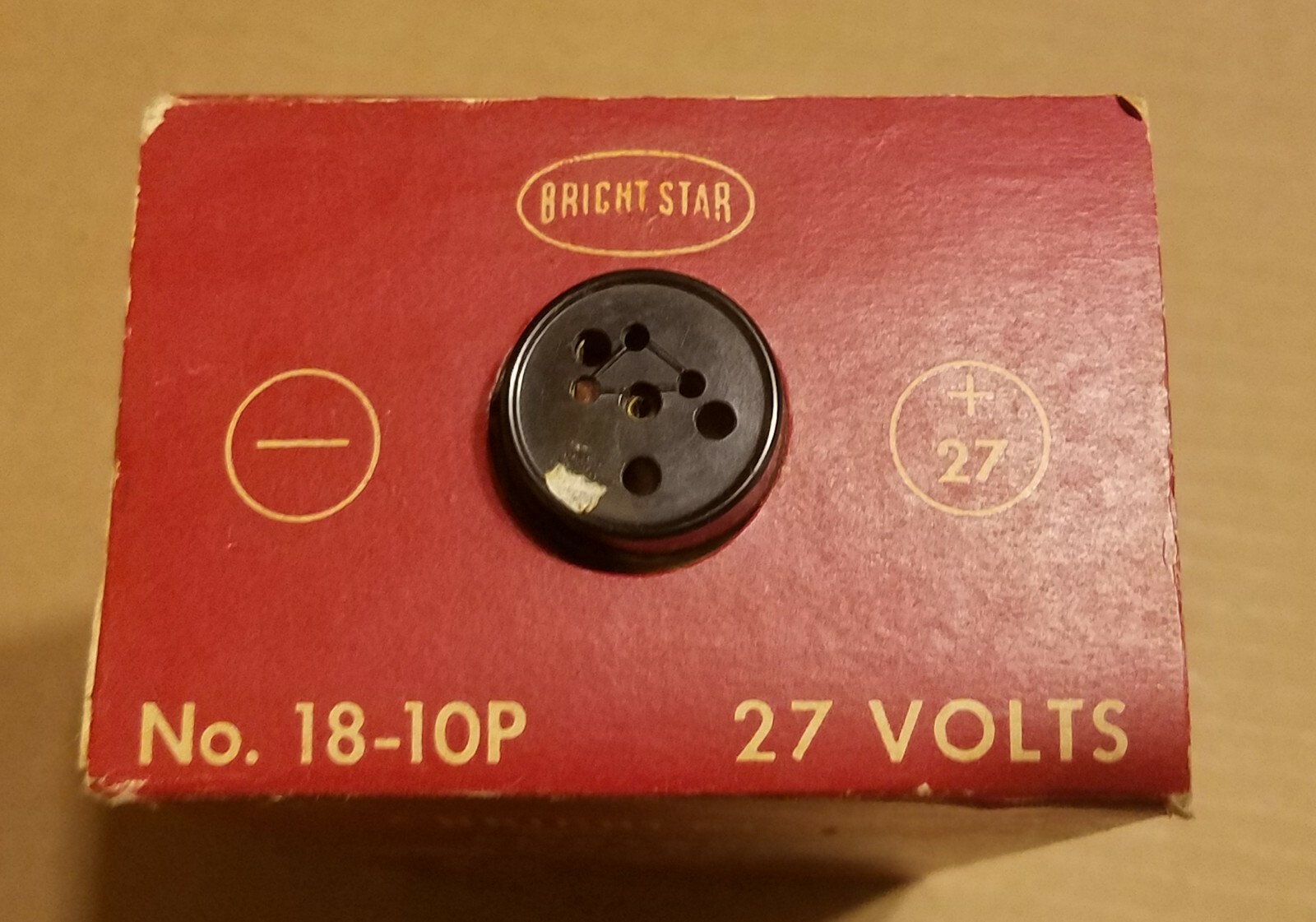 BRIGHT STAR No.18-10P Vintage Collectable Battery Pack