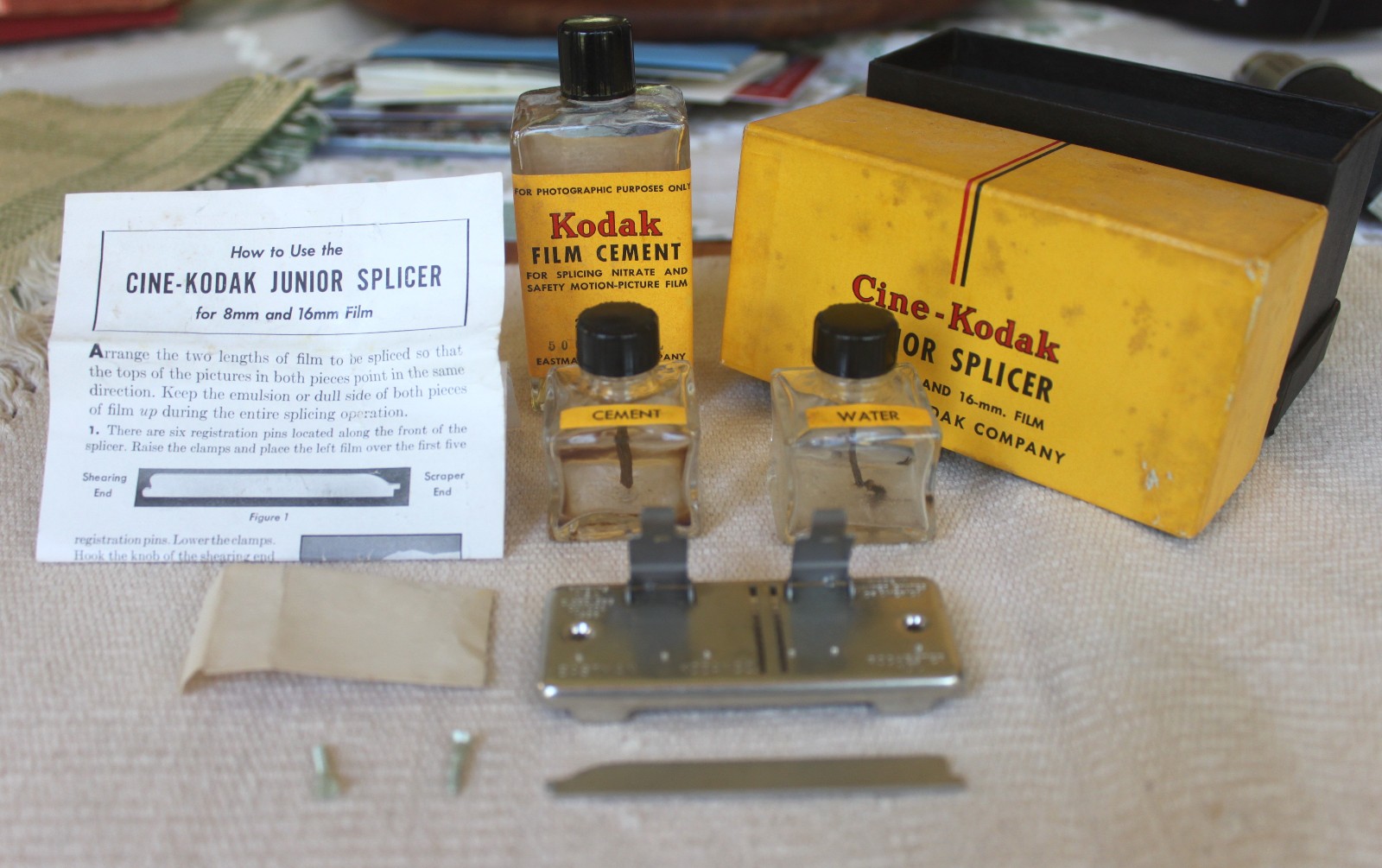 Vintage Cine Kodak Junior Splicer for 8mm & 16mm Film