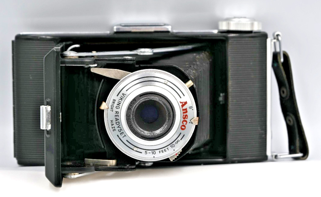 Vintage Ansco Viking Readyset folding camera JN400
