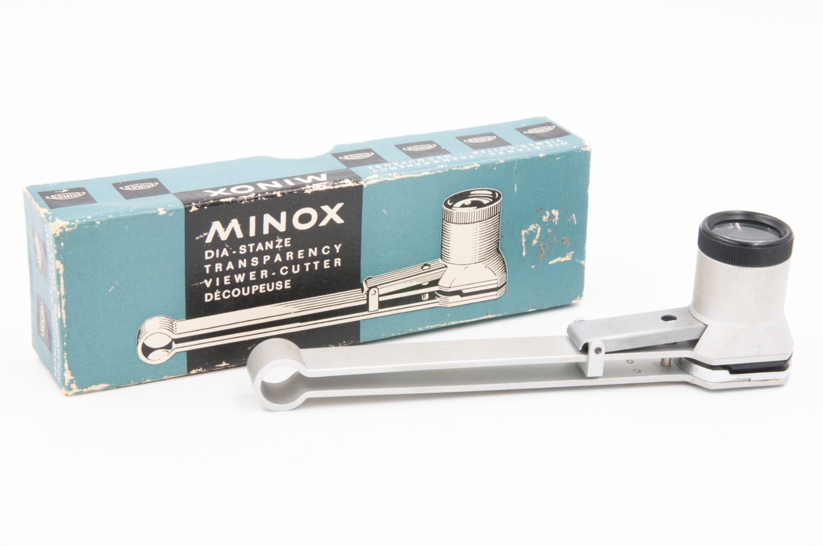 Minox Transparency Viewer-Cutter, for Viewing Minox Slides, w/Original Box, EX+
