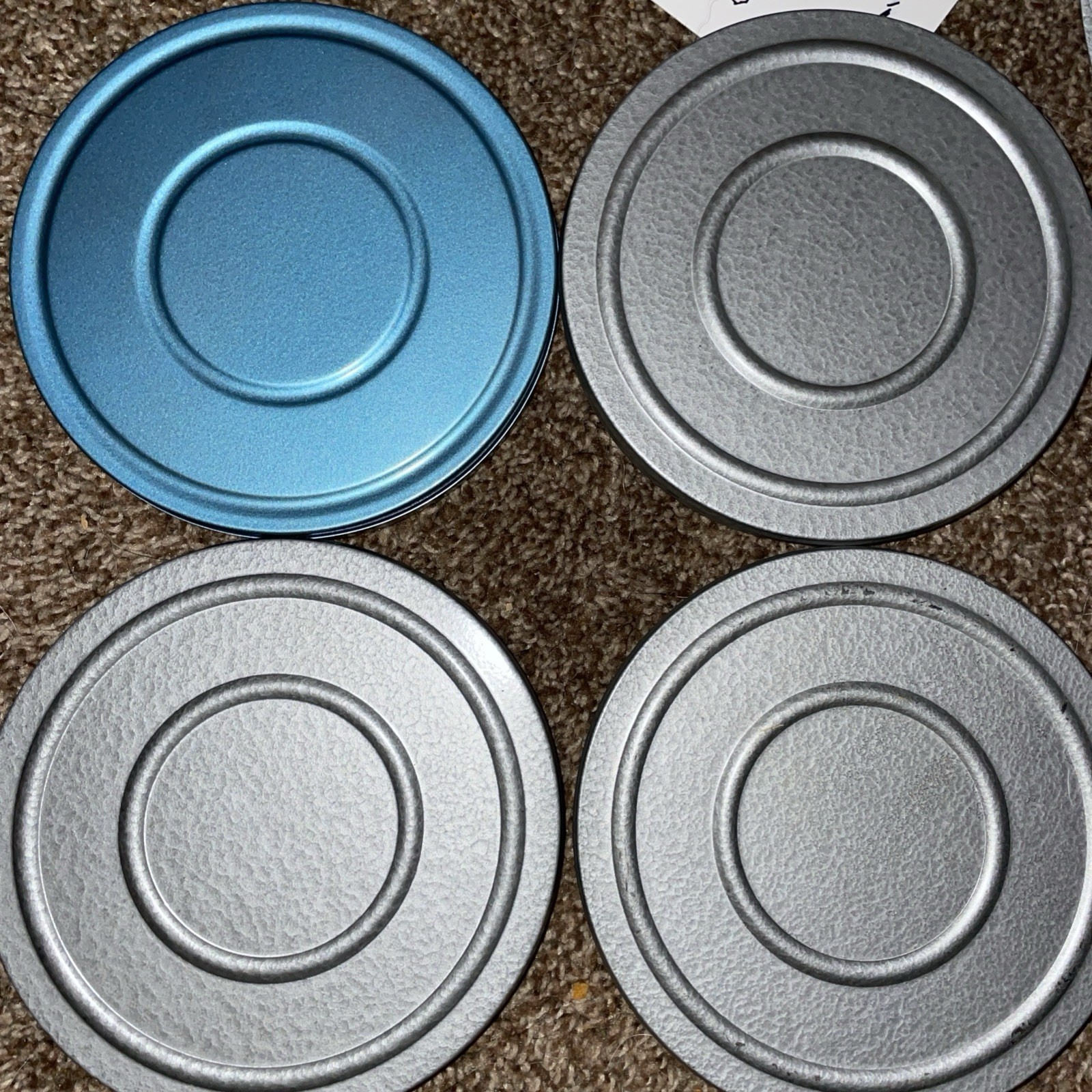 Lot Of 4 – 8mm 5” Film Cans