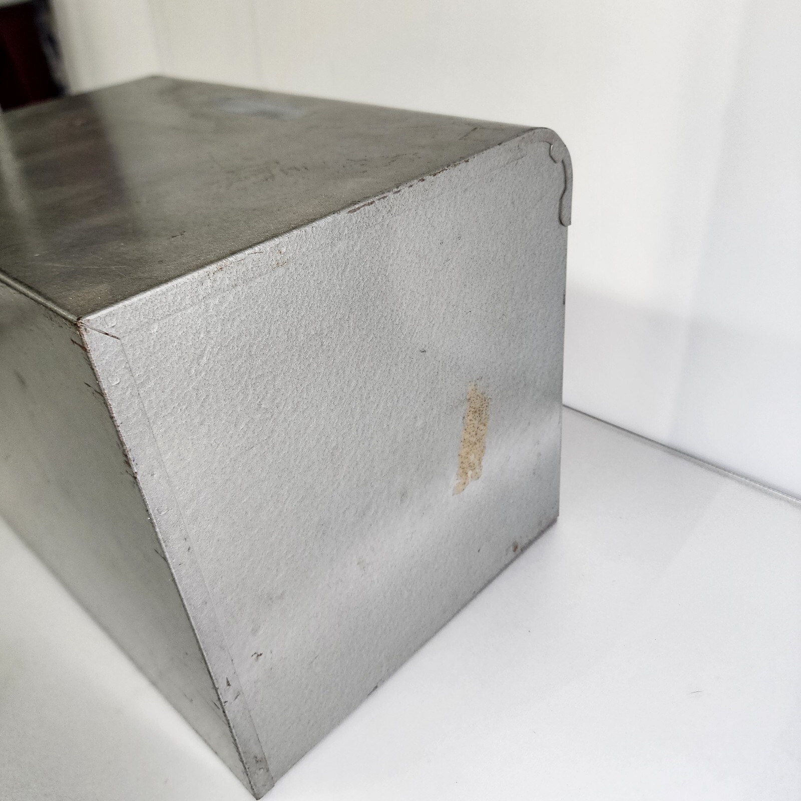 Vintage Brumberger Dark Room Roll Top Film Storage Box 12x9x9″