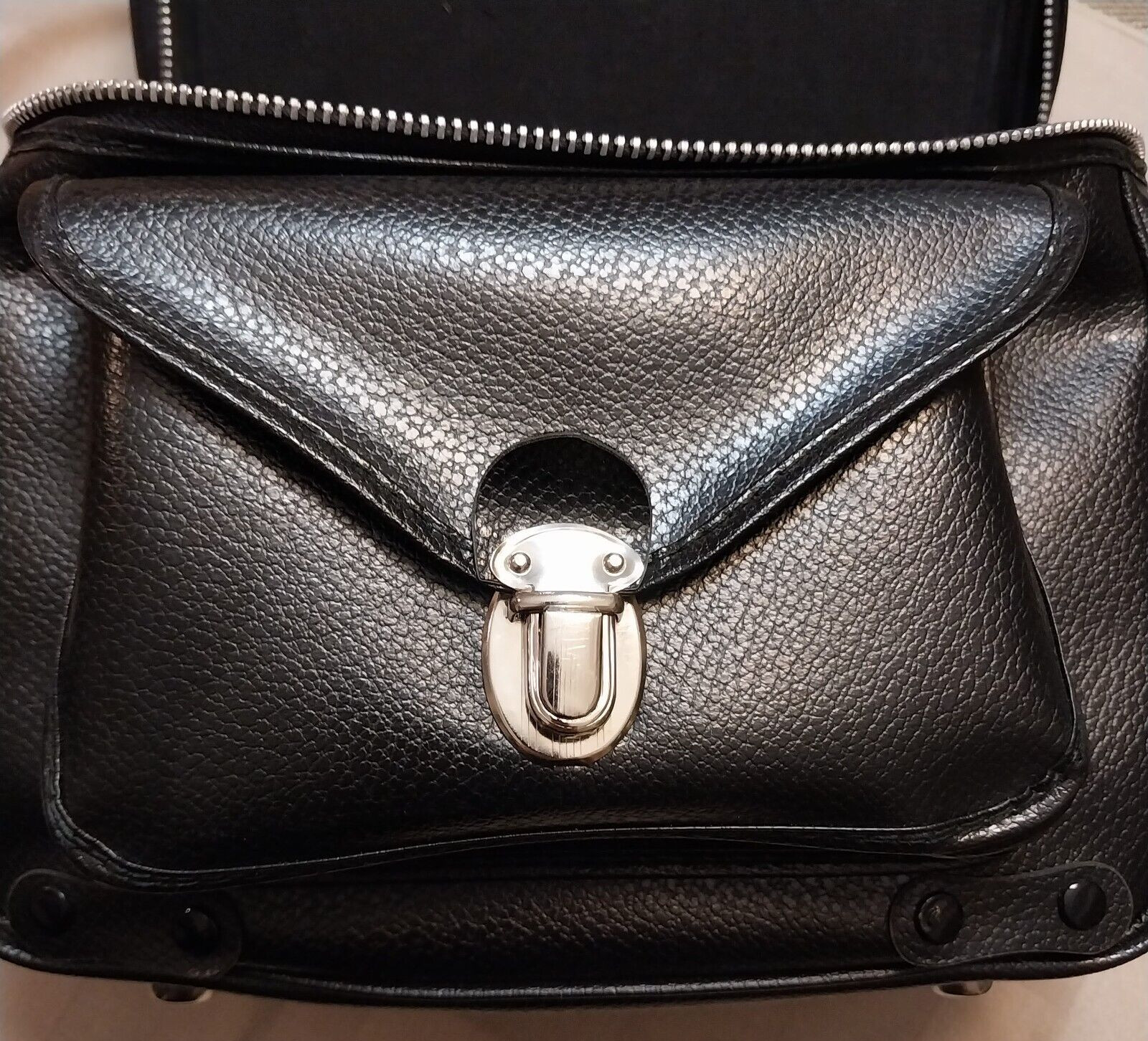 Vintage Camera Bag Case Black. Made in Japan