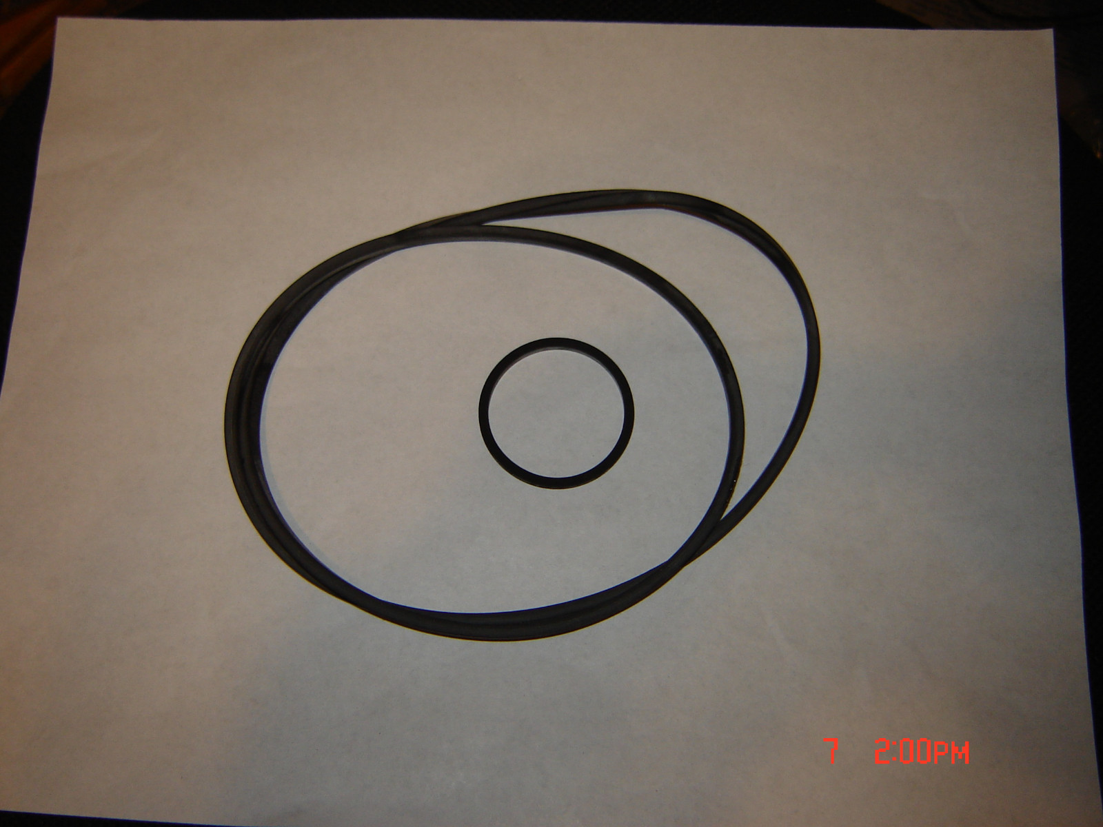 Kodak M-70 Instamatic Projector Belts, 2 Belt Set