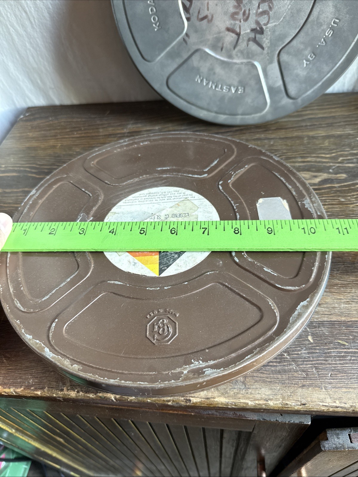 16mm Film canister Lot Of 3 Kodak And More Two Metal One Plastic