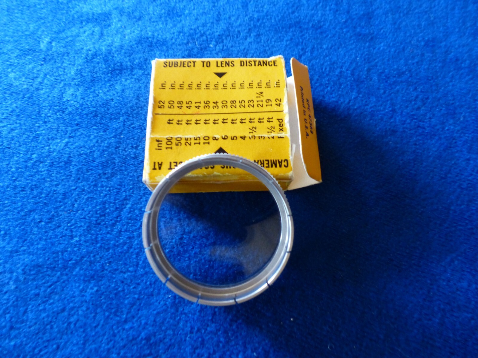 Kodak close-up attachment 7A in original box with instructions