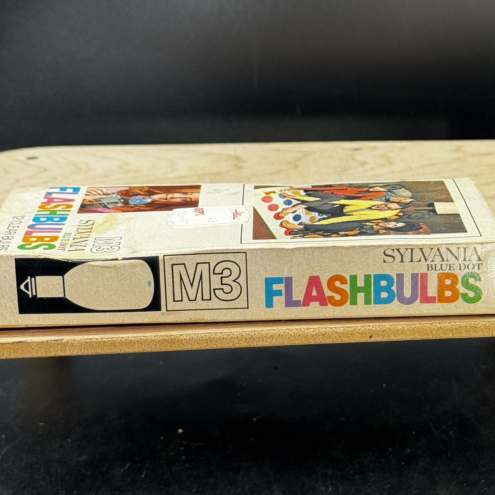 Sylvania M3 Blue Dot FlashBulbs 12 Clear Bulbs New Original Package Vtg 1960s