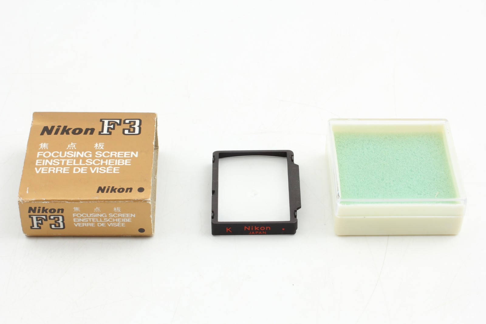 [Unused w/Box] Nikon F3 Focusing Screen Type K Split Image For F3HP F3T JAPAN