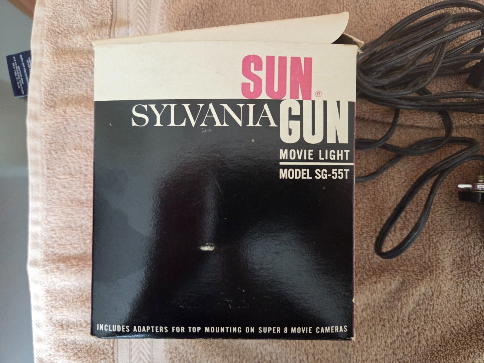 Sylvania Sun Gun Movie Light for Super 8’s Model SG 55-T