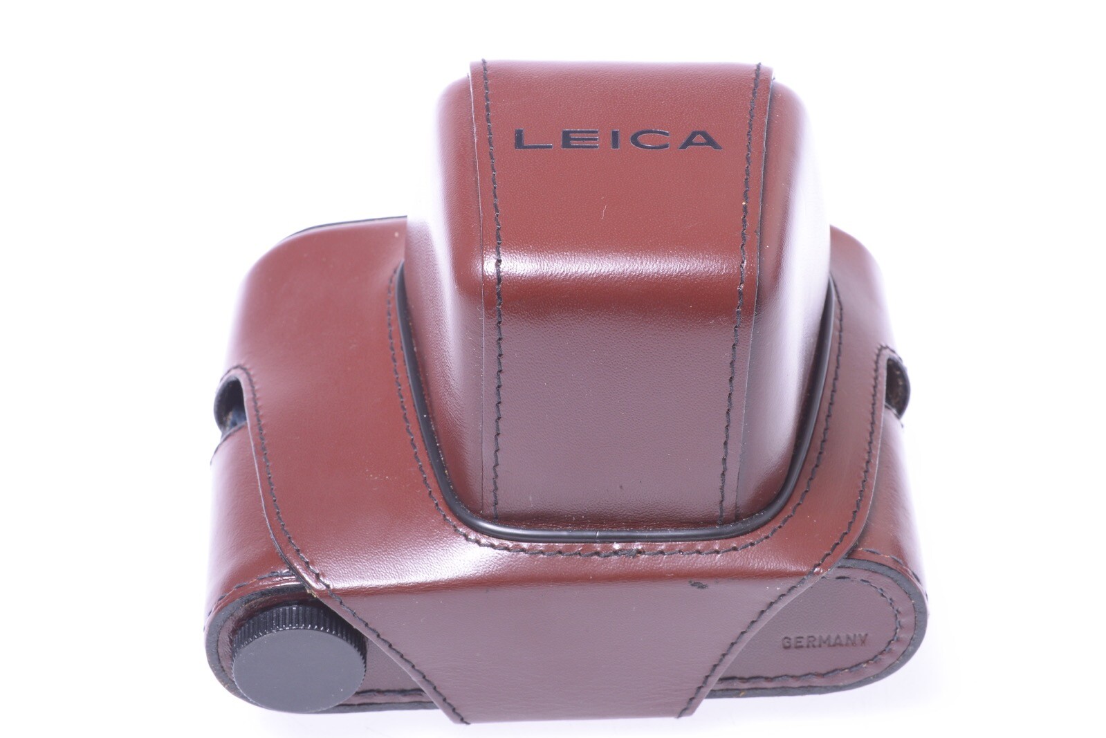 ✅ LEICA R R3 *MINT* GENUINE BURGUNDY CAMERA CASE FOR 35MM, 50MM LENSES