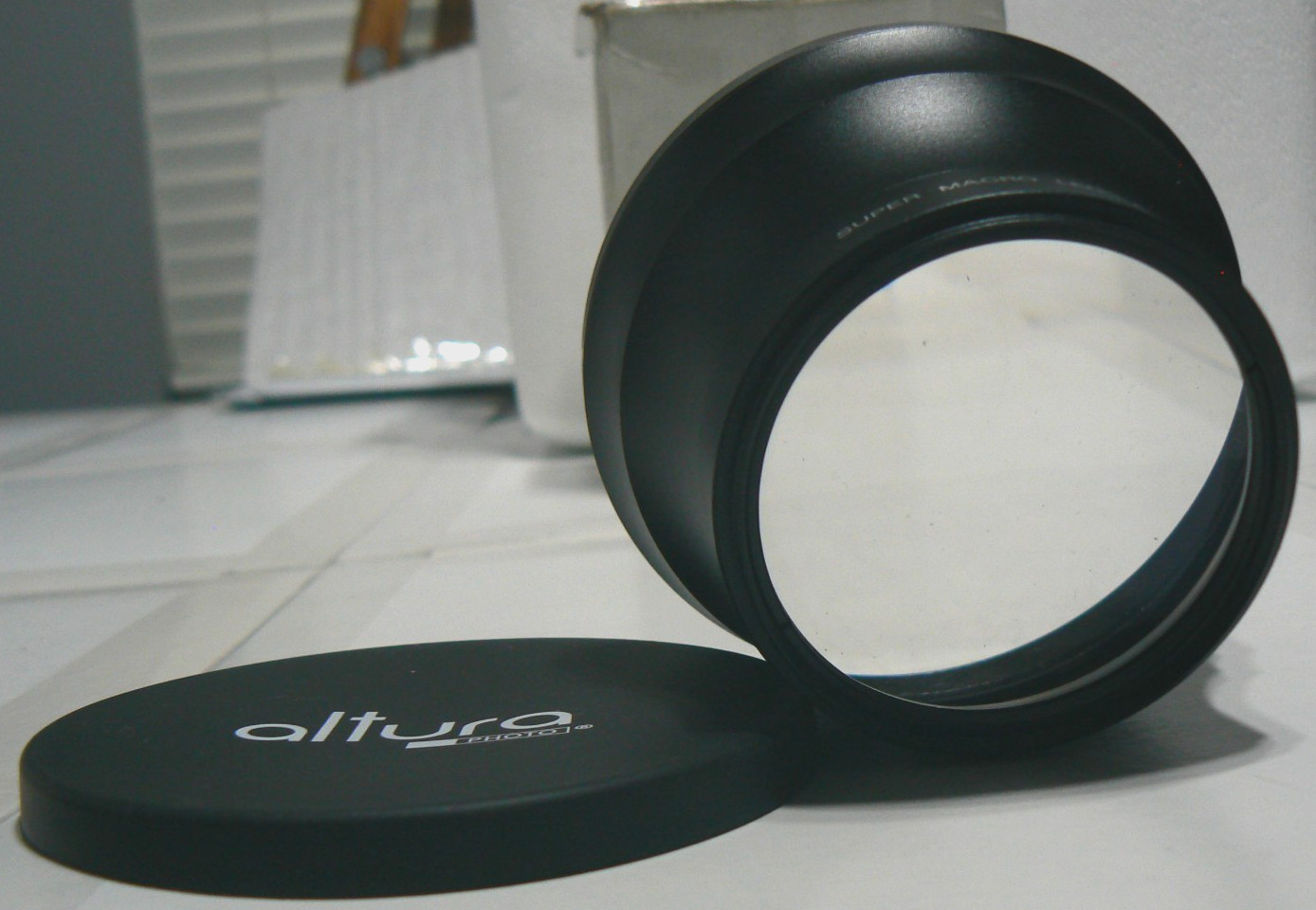 Altura Photo 58mm MC HD 0.43X Wide Angle Super Macro Threaded Lens +Both Caps