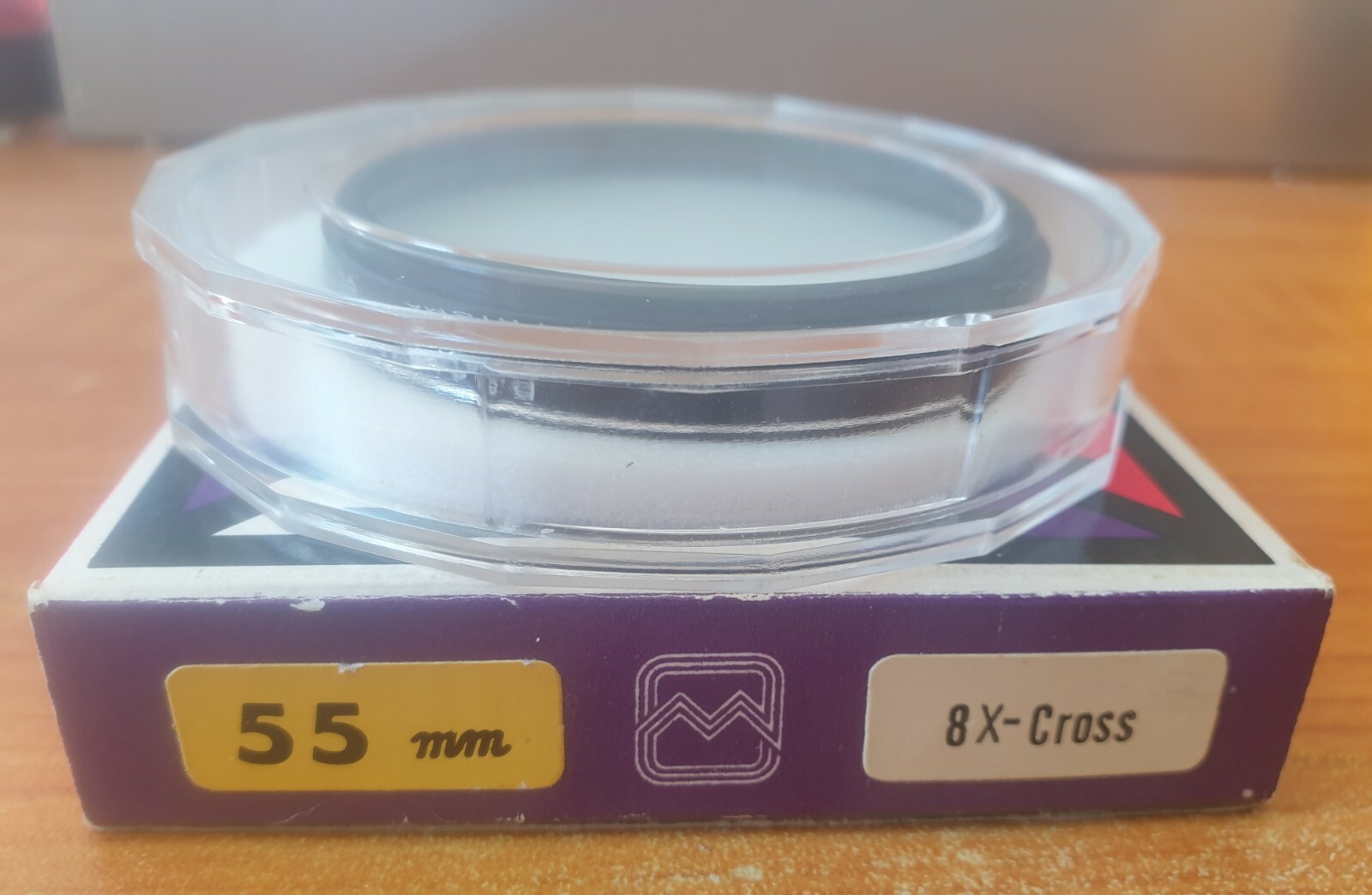 Vintage PRISMA 55mm 8X-CROSS FILTER – MADE IN JAPAN – NEW OLD STOCK
