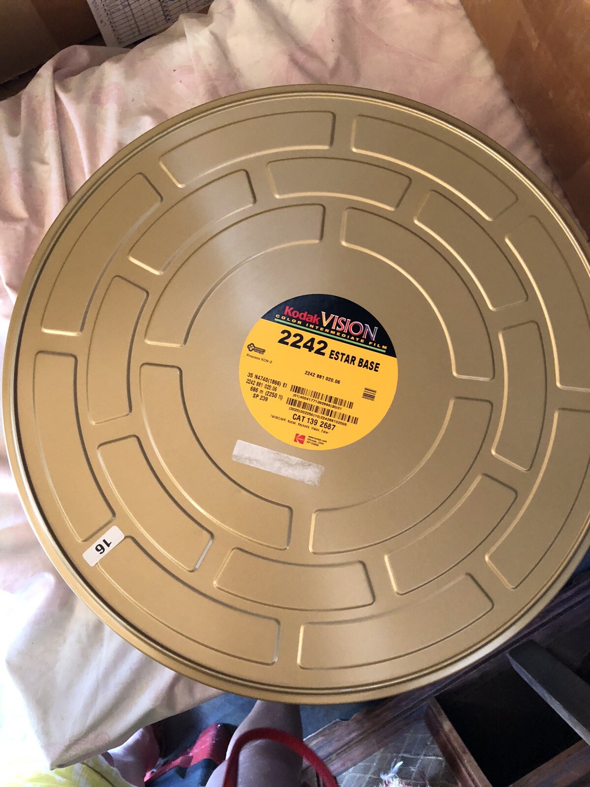 Kodak Vision 2242 Easter Base Movie Reel Canister Holder (Empty)