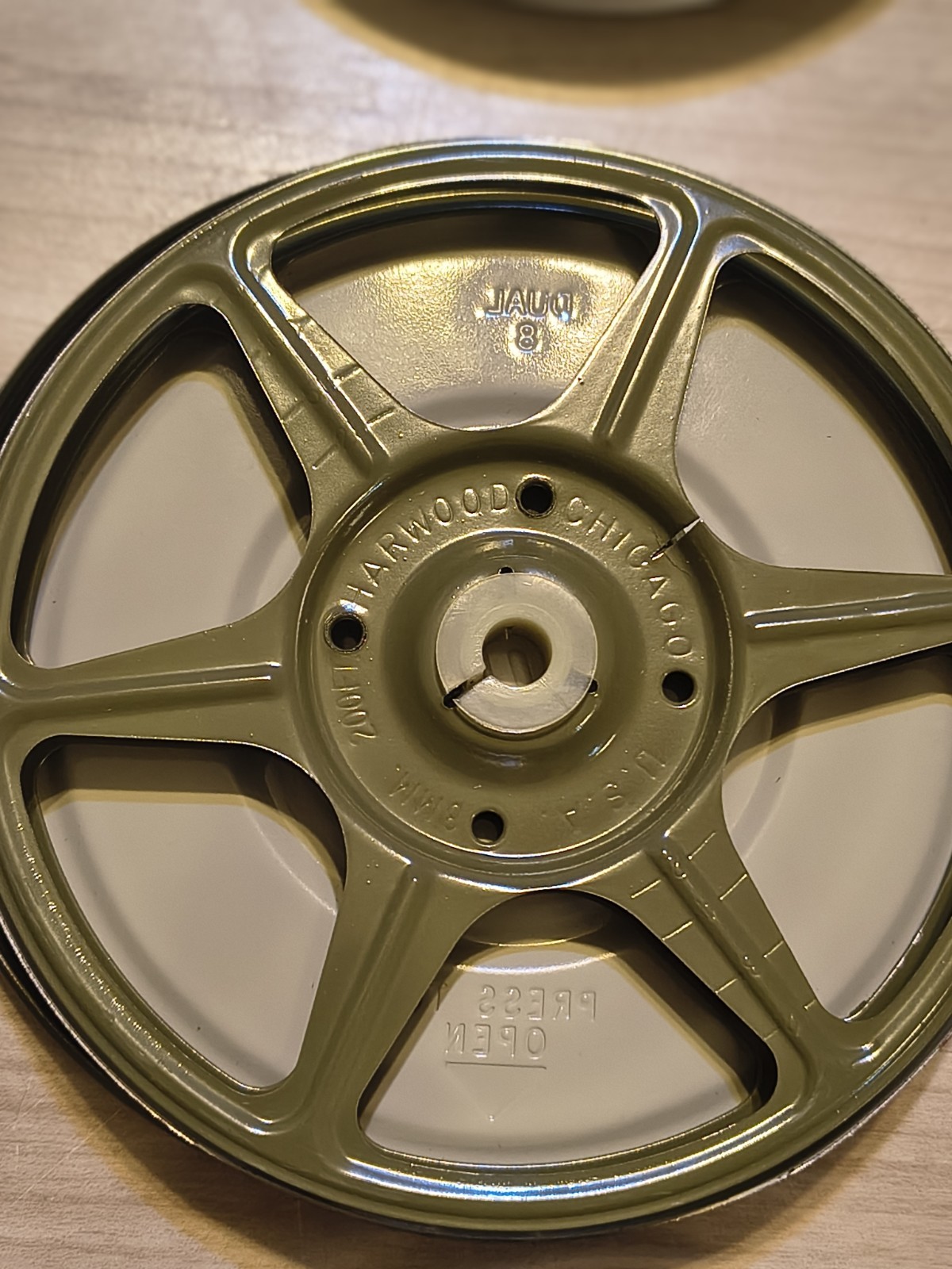 6 Vintage Film Tins & 5 Reels See Pictures For Condition & Wear Needs Cleaning