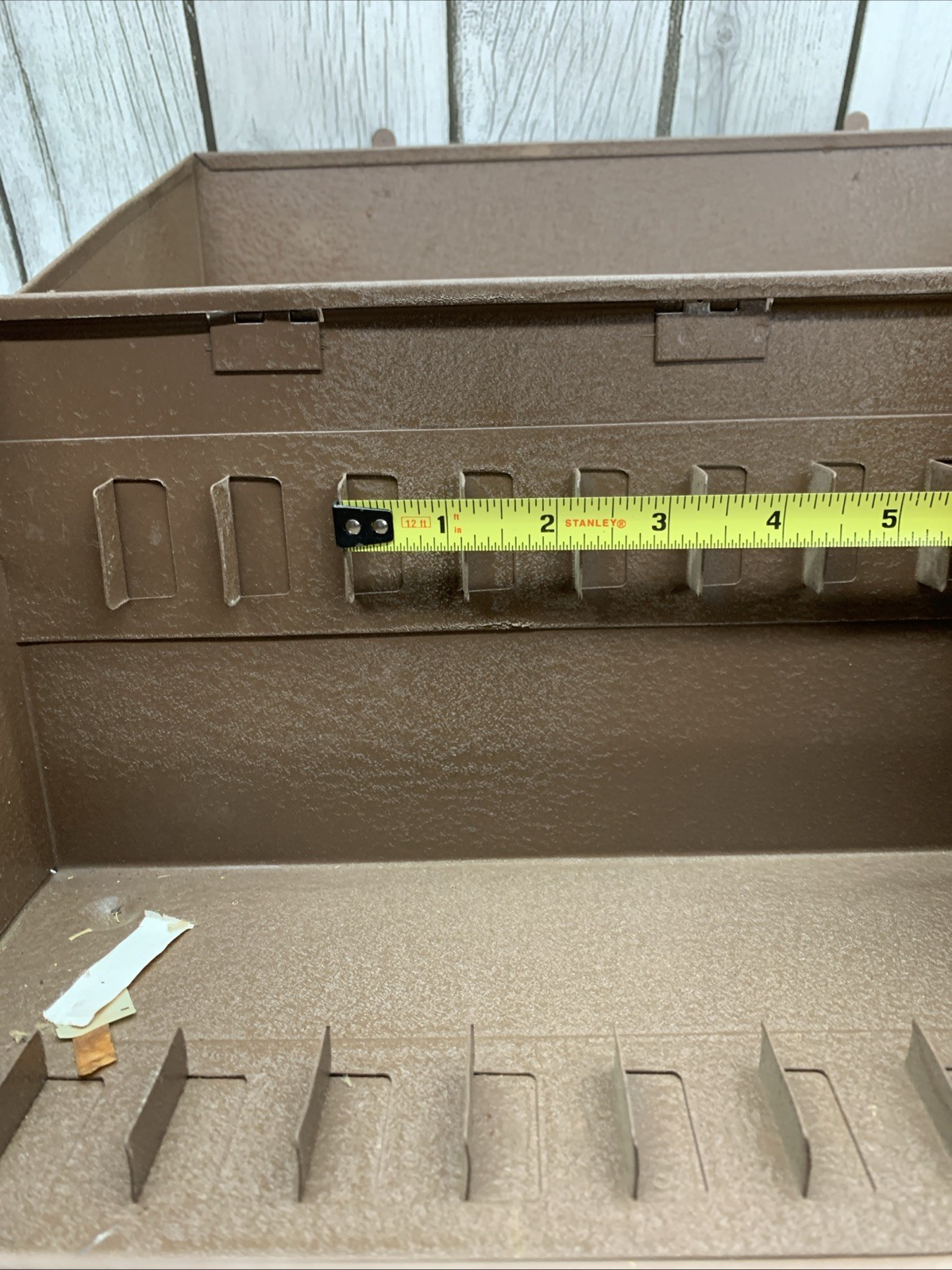Vintage 7 or 5 Inch Film Reel Canister Case. Holds 12 Canister. Good Condition.
