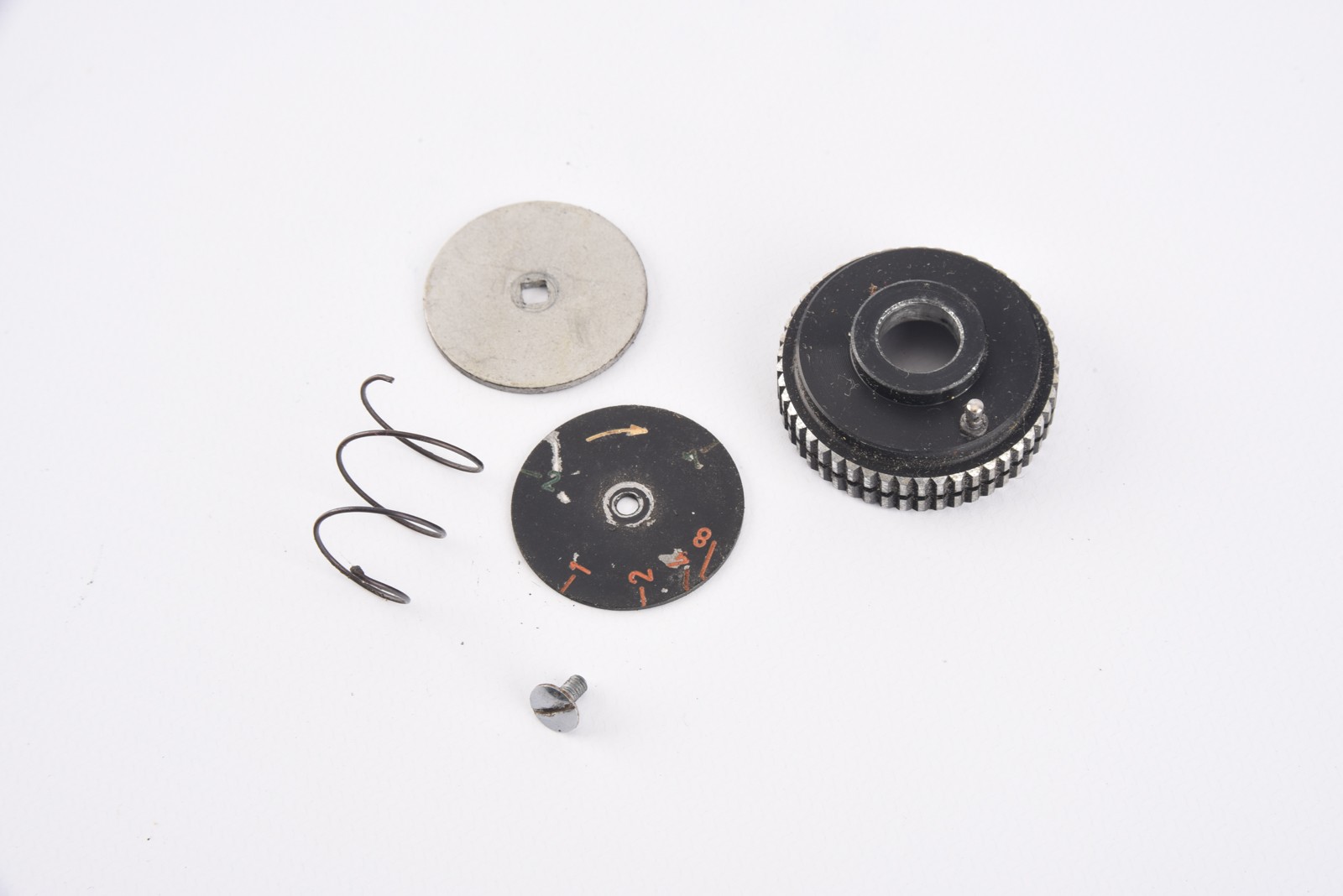 Plaubel Makiflex Automatic Camera Part Tension Set knob Ring Spring & Screws V01