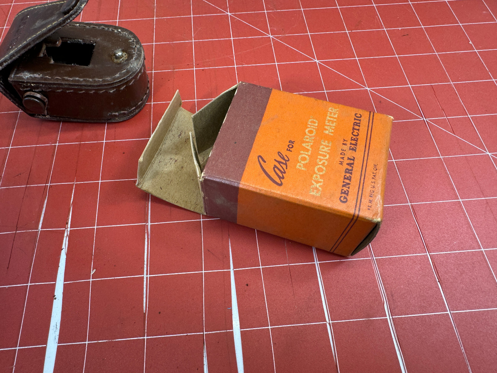 Polaroid Exposure Light Meter Model PR-22 Leather Eveready Case & Box ONLY