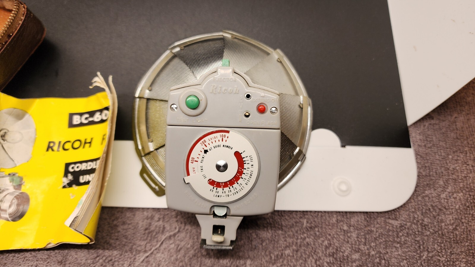 Vintage Ricoh BC-605 Flash With Plug-in