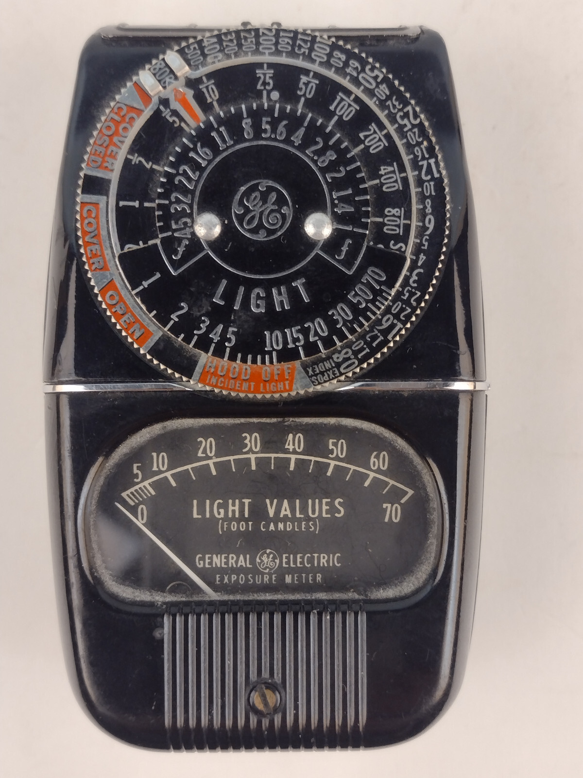 Vintage 1940’s GE Exposure Light Meter 8DW58Y4 Working No Case