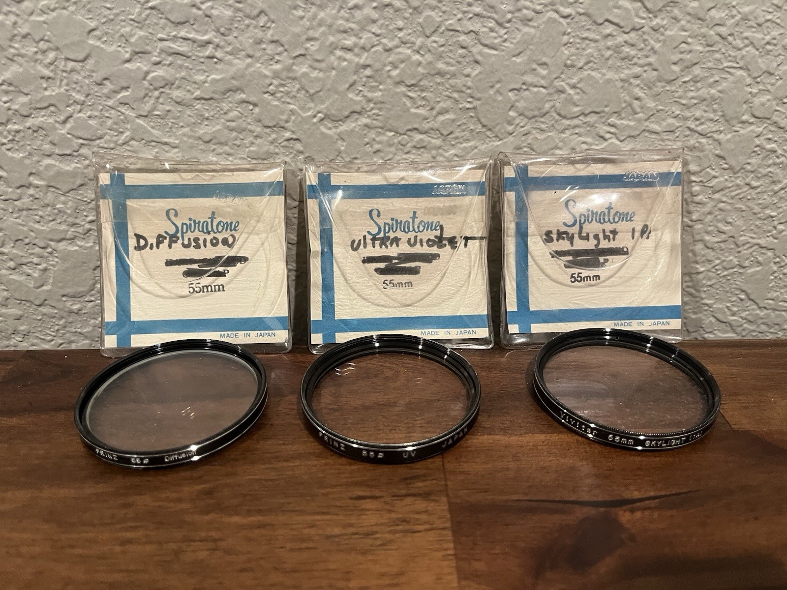 Vintage Photography Lot Vivitar Series 1 Macro Lens Tiffen Kodak Filters Case