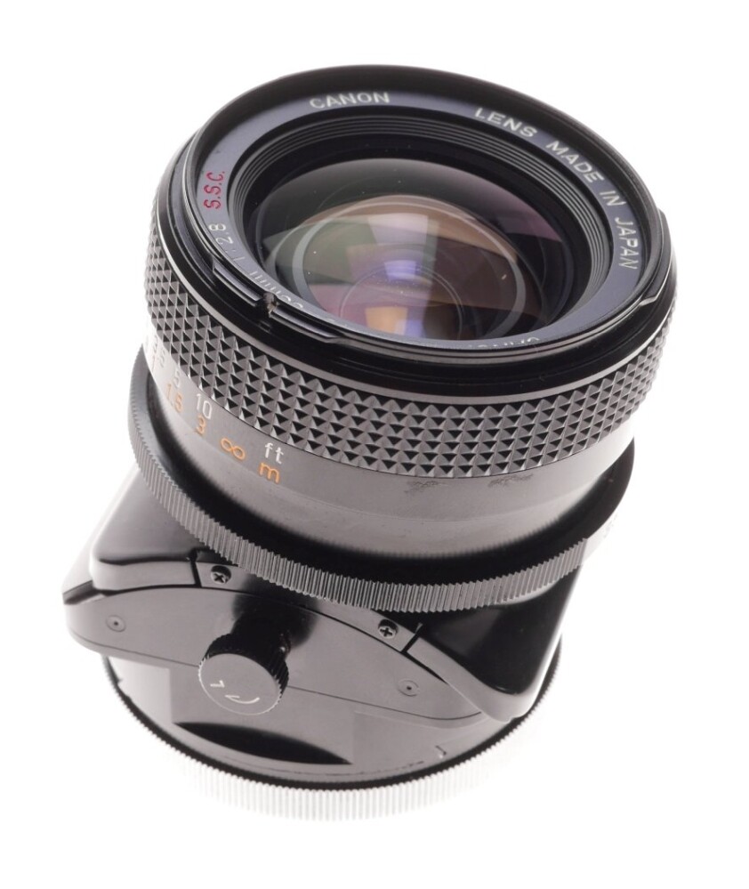 Canon ts tilt shift 35mm 1:2.8 s.s.c. Slr camera lens caps tripod mount keeper