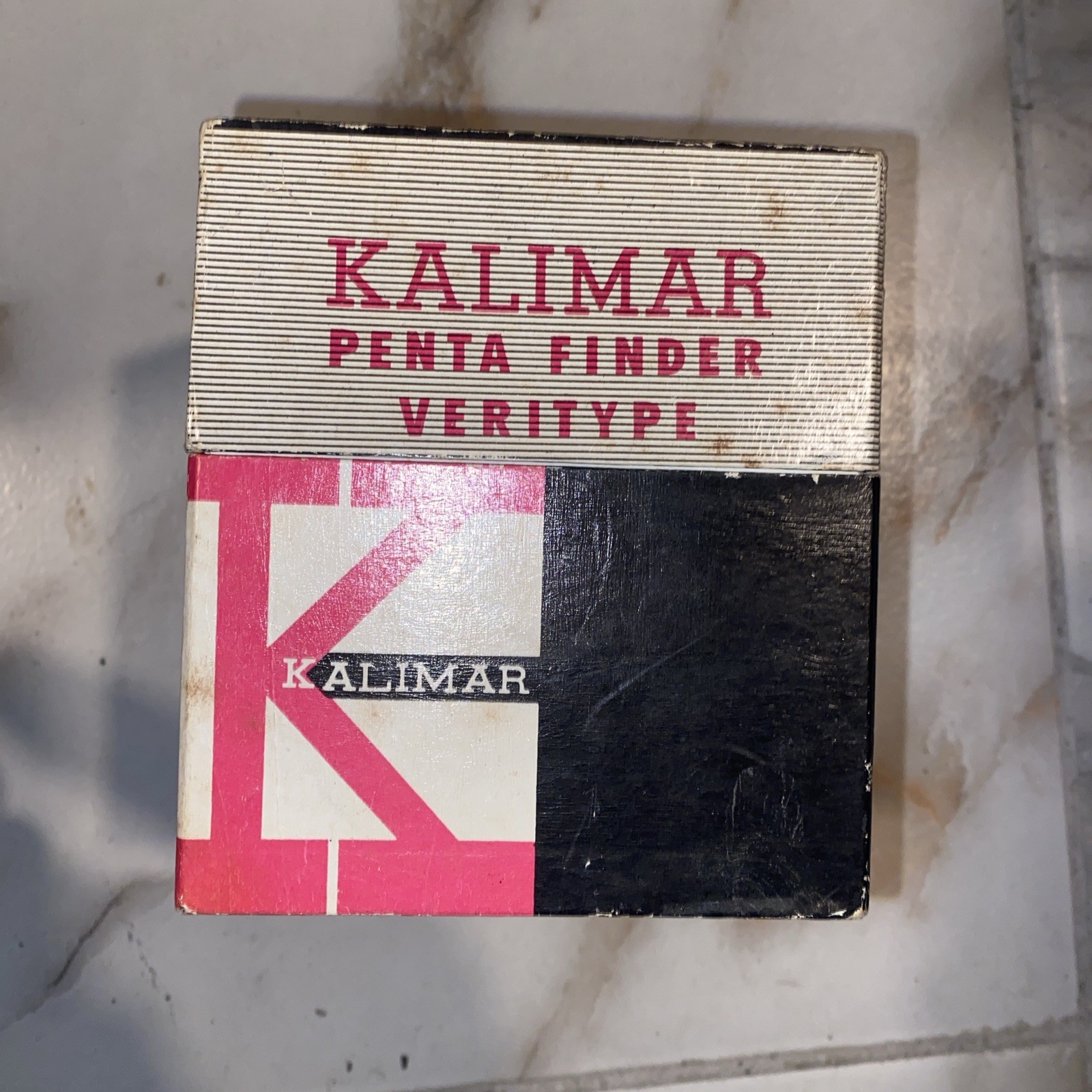 Rare Kalimar Penta Finder Veritype With Case & Original Box