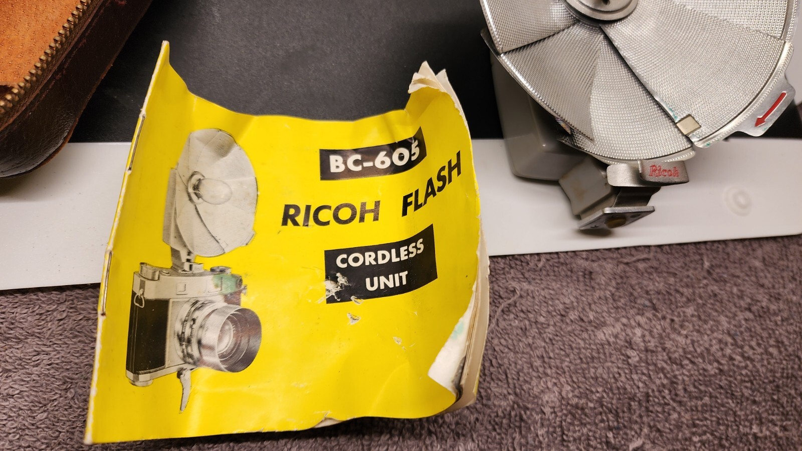 Vintage Ricoh BC-605 Flash With Plug-in