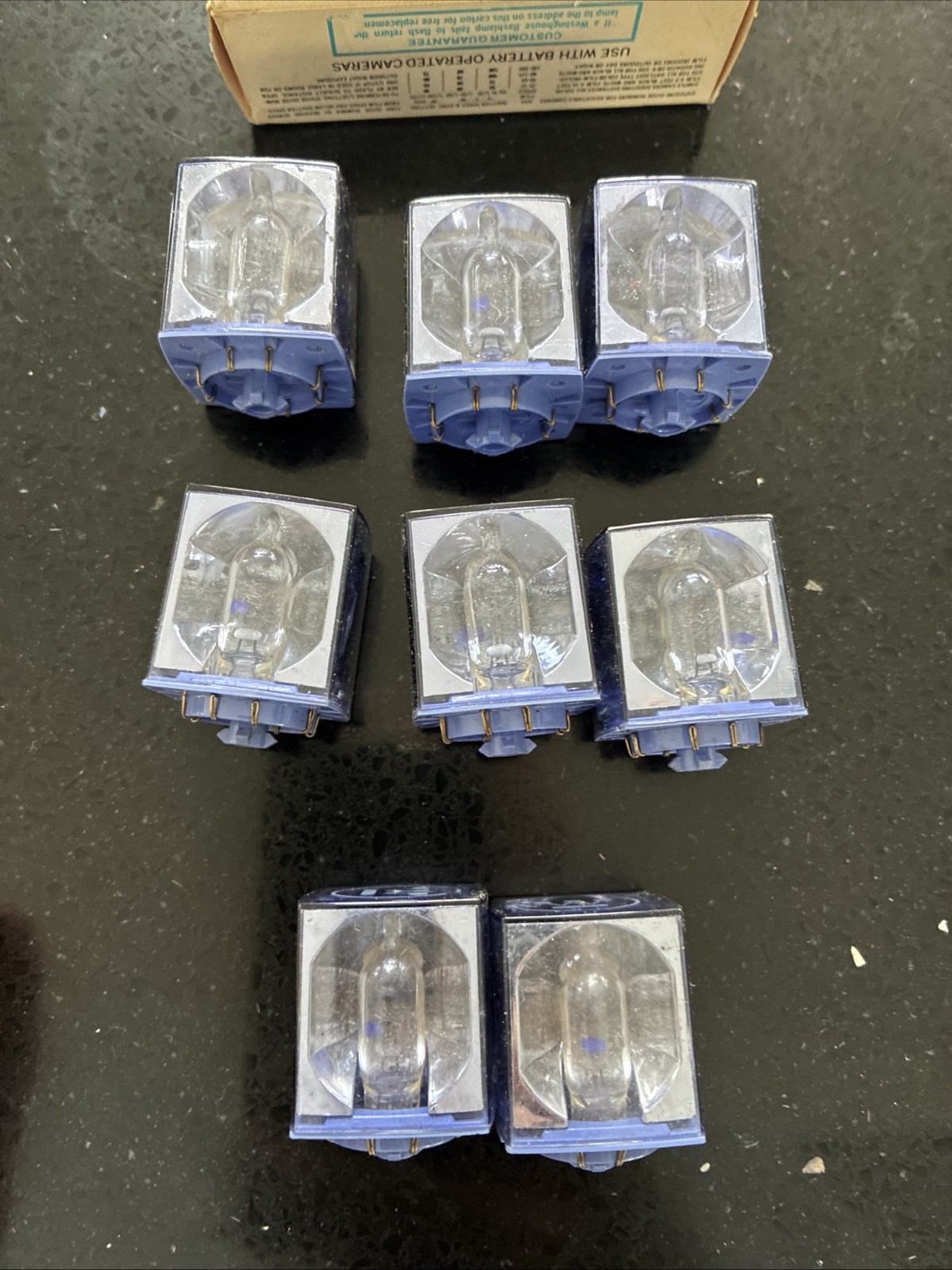 Lot of 8 Westinghouse Unused Flash Cubes 32 Flashes 3 Original Boxes Made USA