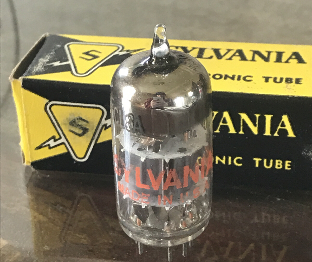 Vintage Sylvania Electronic Tube 5CL8A NEW IN BOX