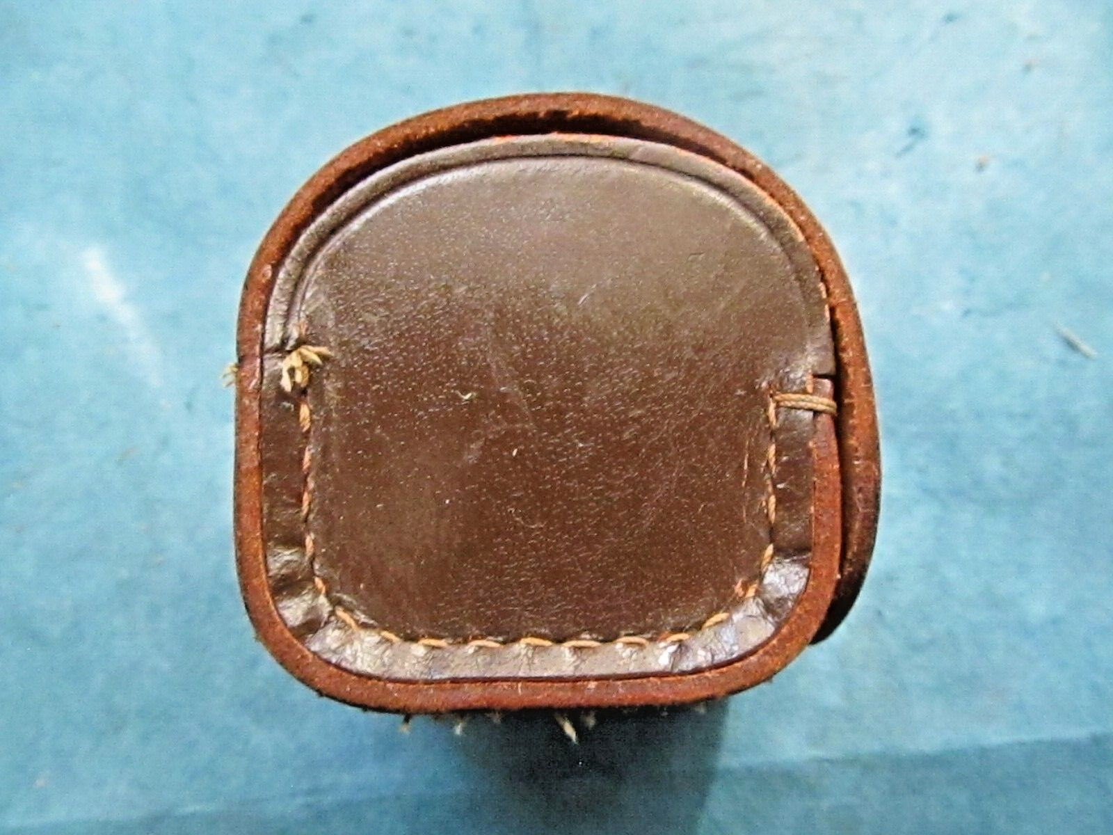 Vintage brown leather camera filters/accessories holder by Lord
