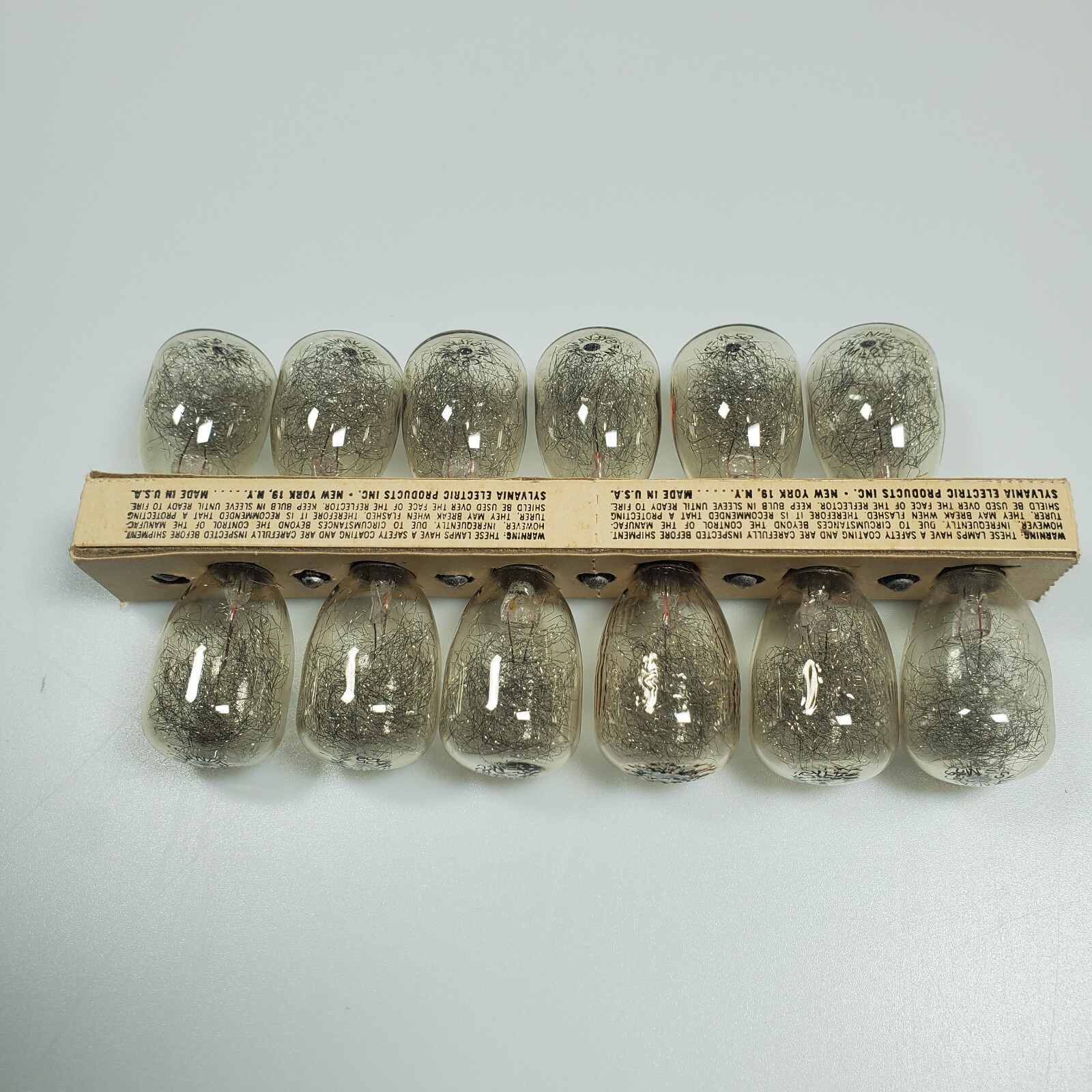 Slyvania Blue Dot M25 Vintage Superflash Bulbs Zirconium Filled NIB 12 Bulbs