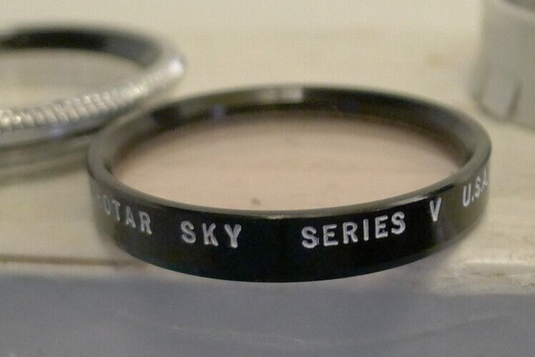 Tiffen Series #5 PushOn Adapter Ring 35mm & Tiffen Photar Sky Series Five Filter