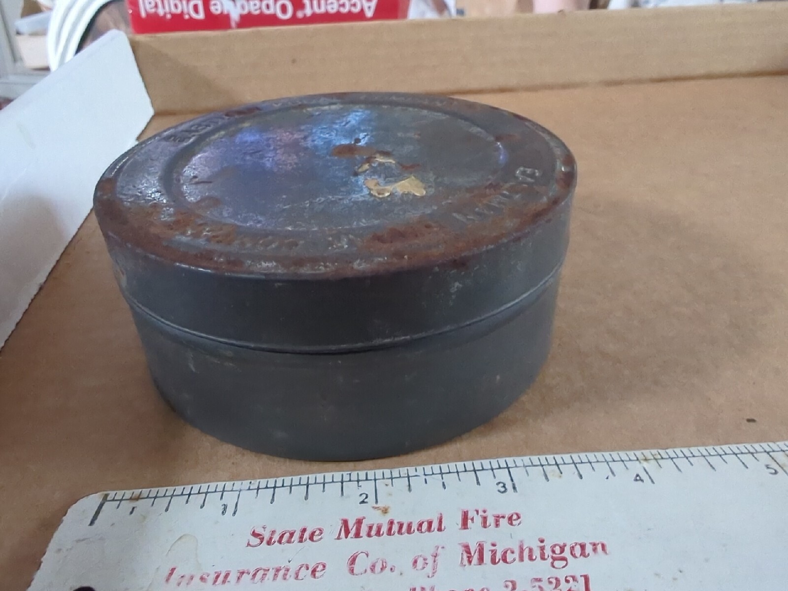Vintage Eastman Kodak Company Film Canister Tin Pan Metal