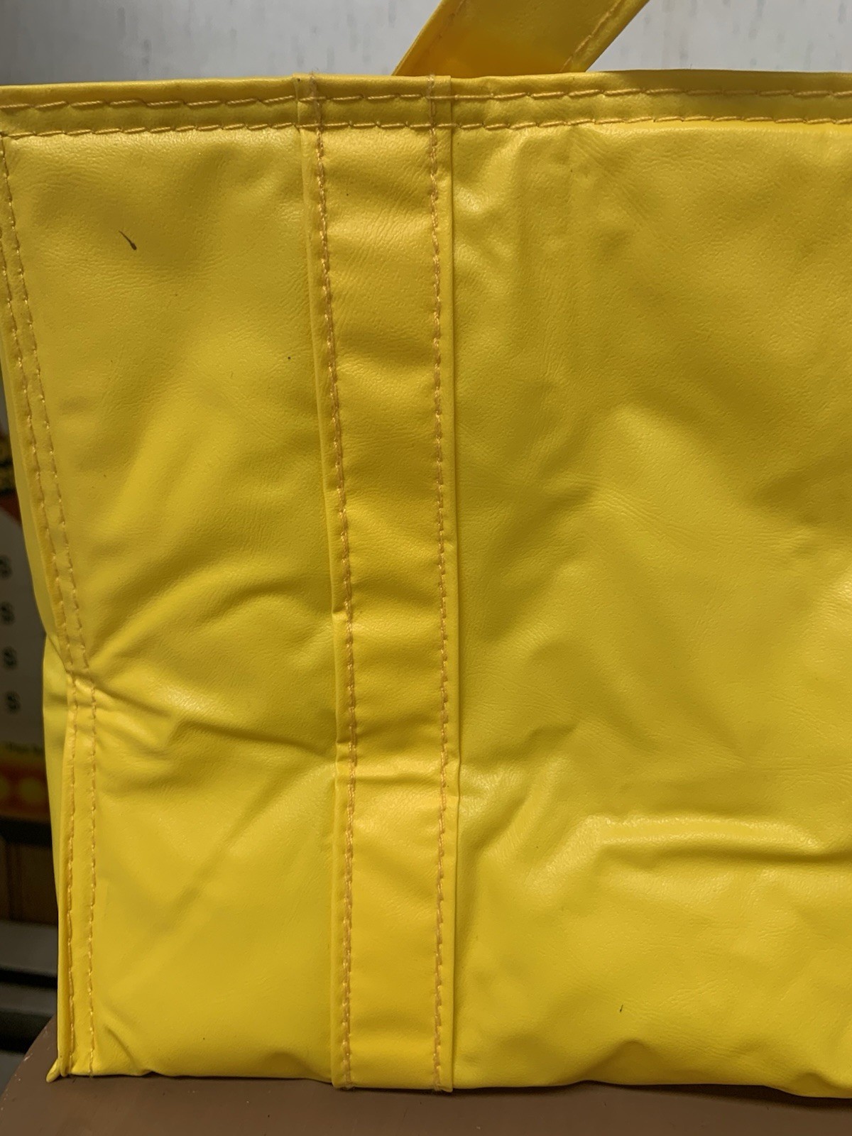 Kodak Yellow VTG Advertising Cooler Bag Gold Film Snappy Snaps 1h Photos 1980s