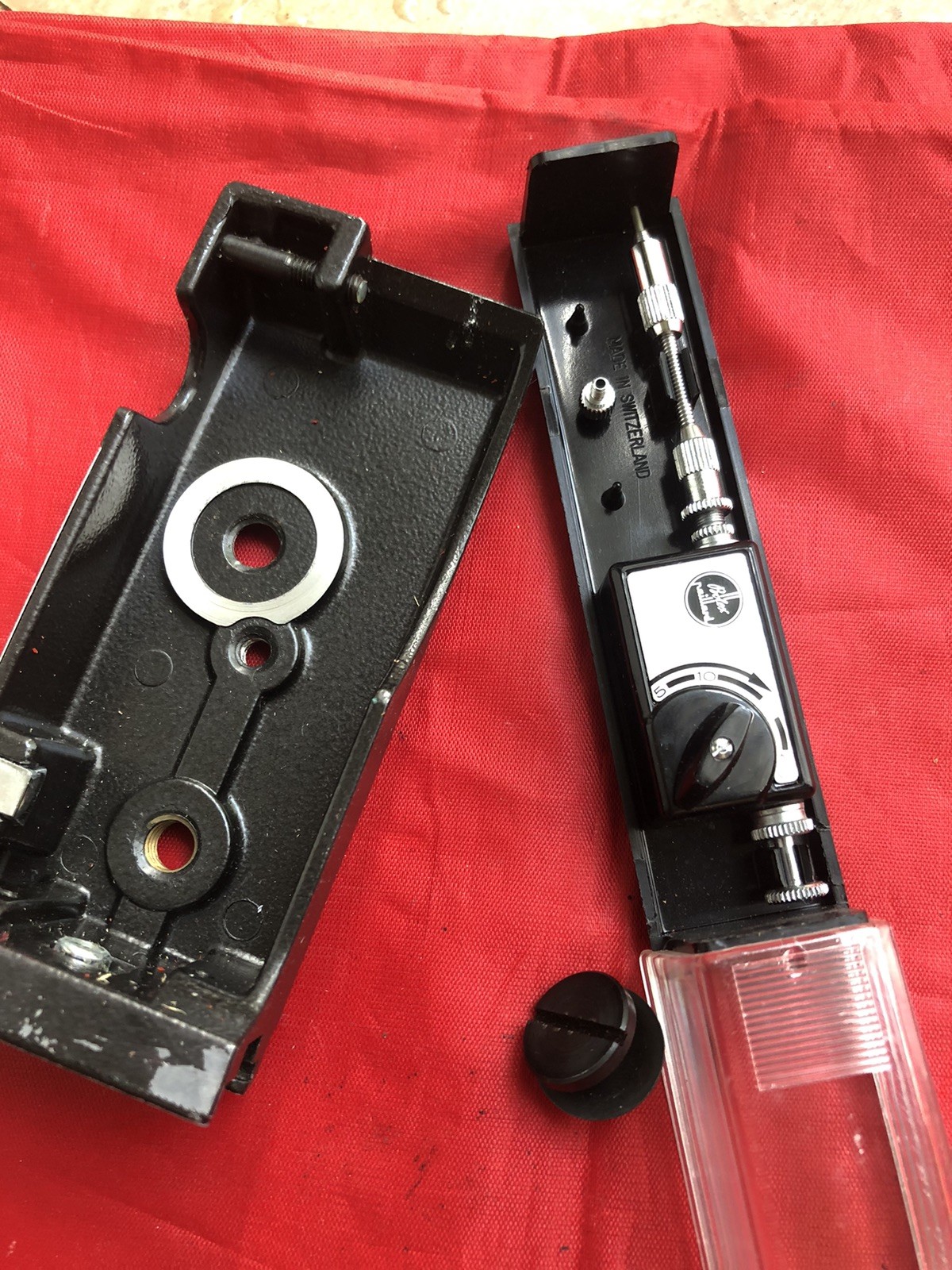 Bolex Base plate And Shutter Release For Bolex H16 Reflex Non Reflex cameras