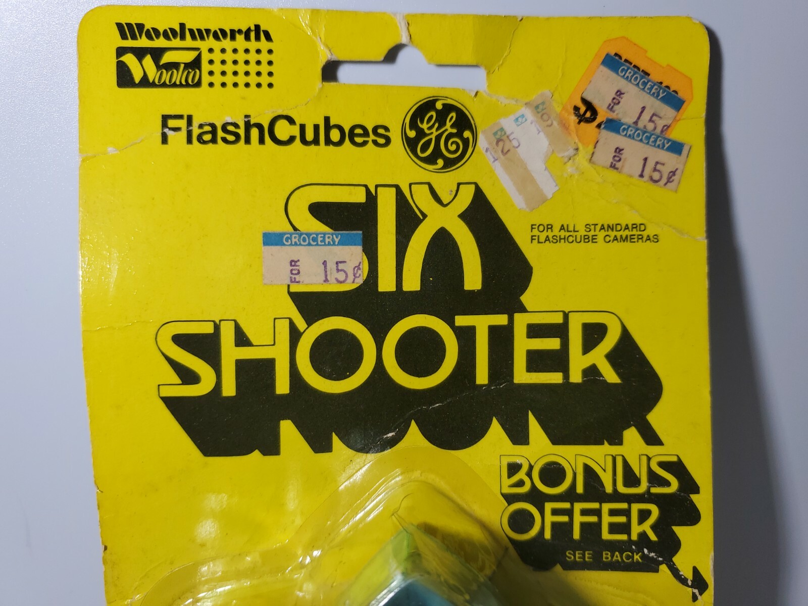 Vintage GE Flash Cubes Six Shooter Old Stock