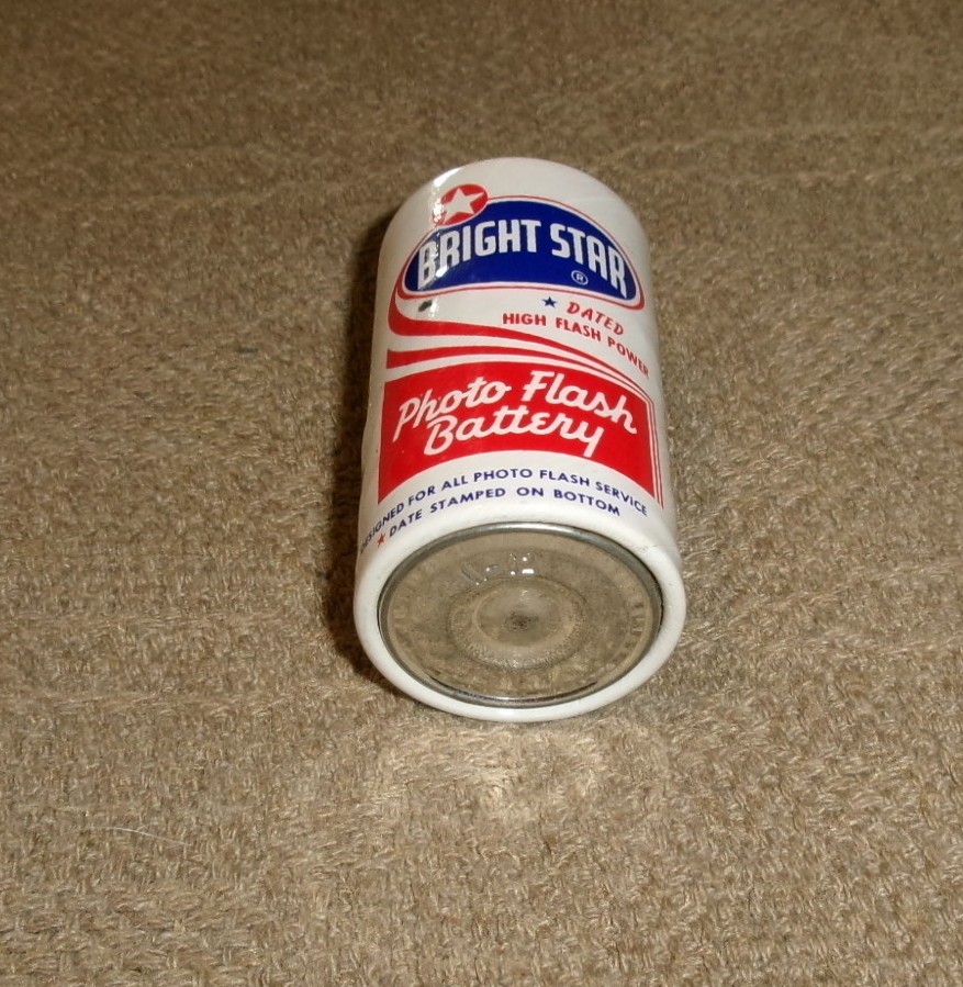 1960’s Vintage Bright Star Photo Flash Battery – D Cell – No 10 P –