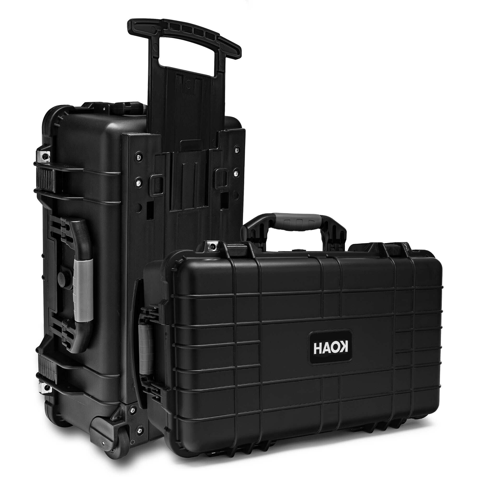 Koah Weatherproof Wheeled Hard Case with Customizable Foam 22 x 14 x 9 In