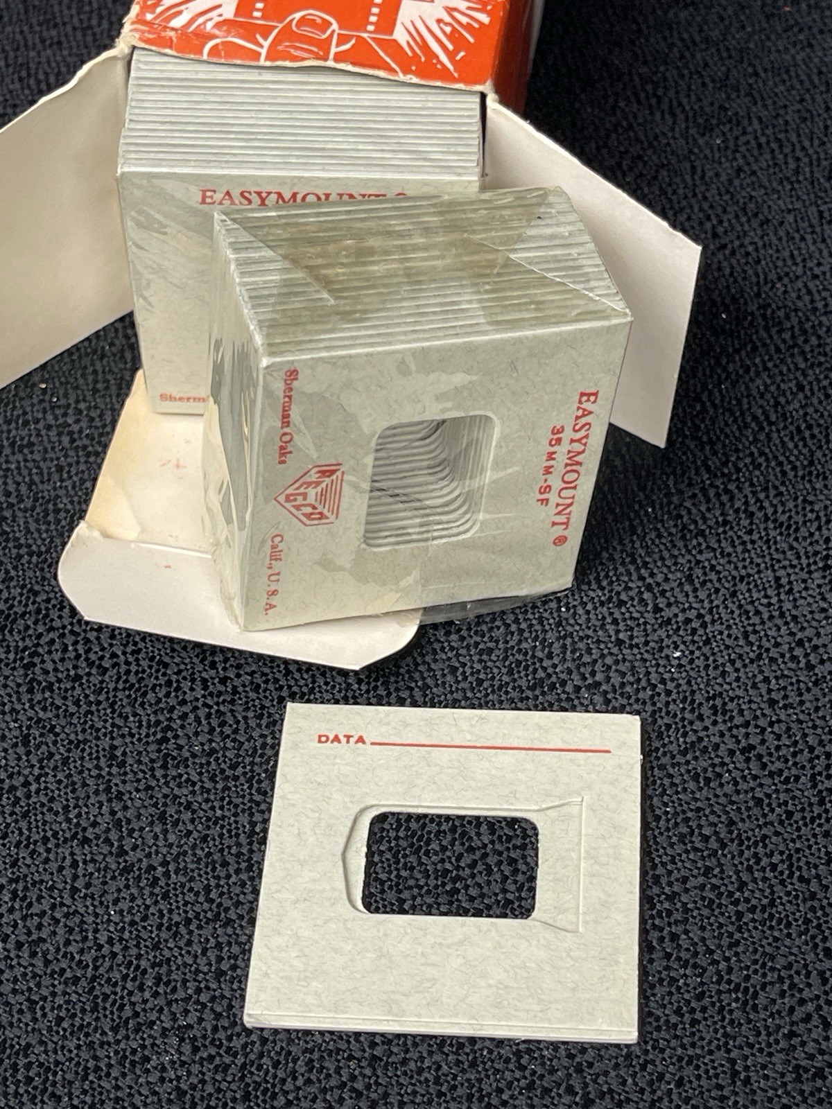 101 Vintage Pegco 2X2 Easymounts Film Slides 35mm New Old Stock Sealed