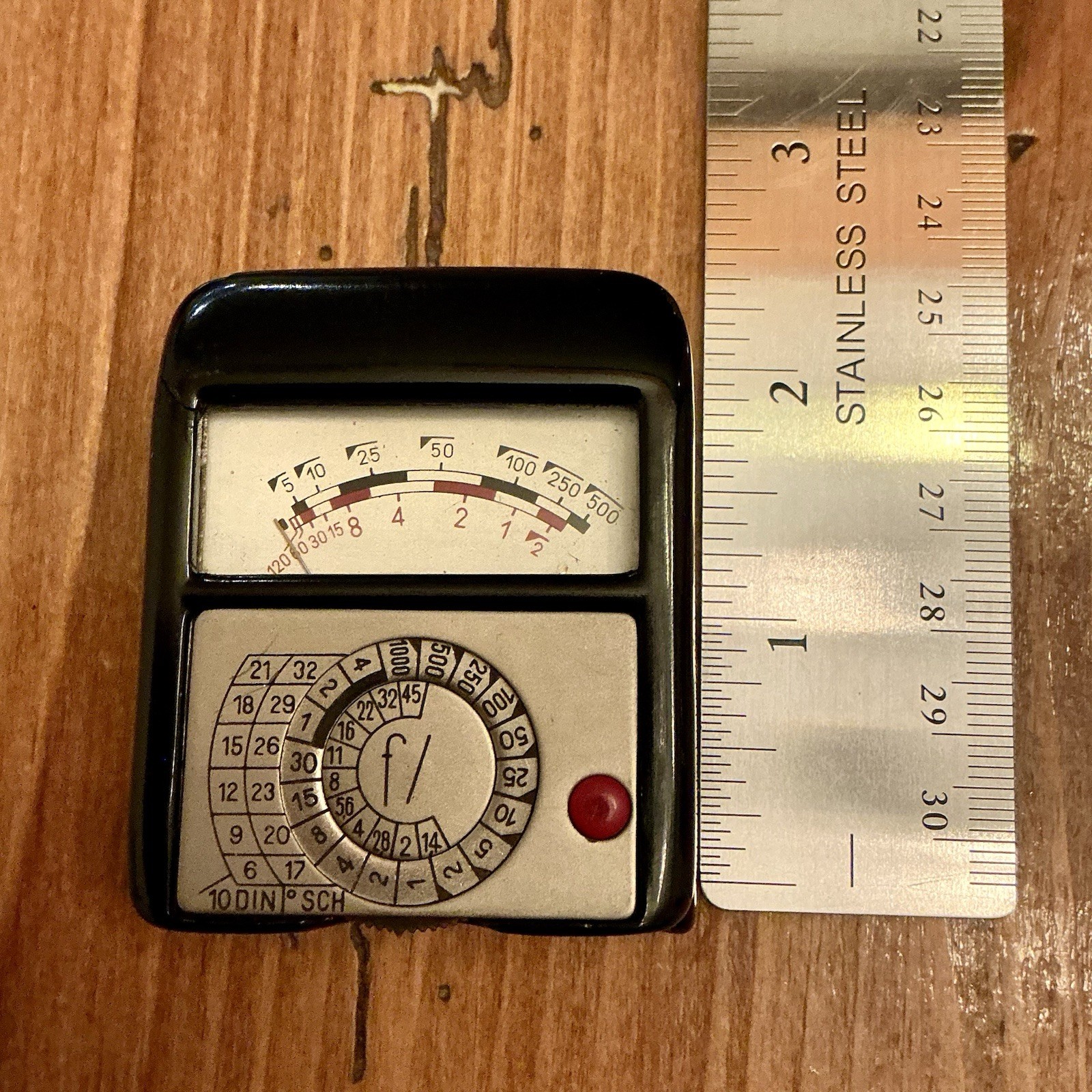 SIXTUS GOSSEN LIGHT METER 1930s ~ Vintage Light Meter/ Made in Germany w/ Case