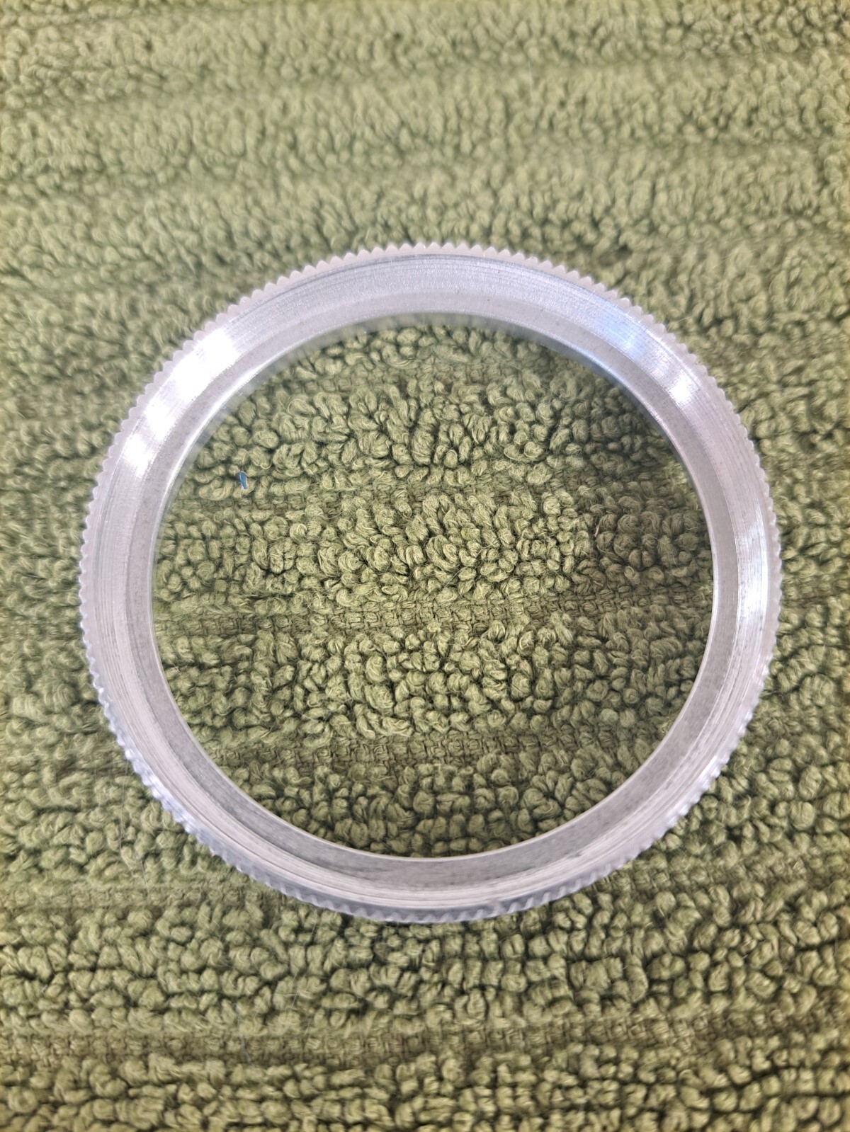 Vintage Silver Metal Lens Filter Retaining Ring Series 7 VII
