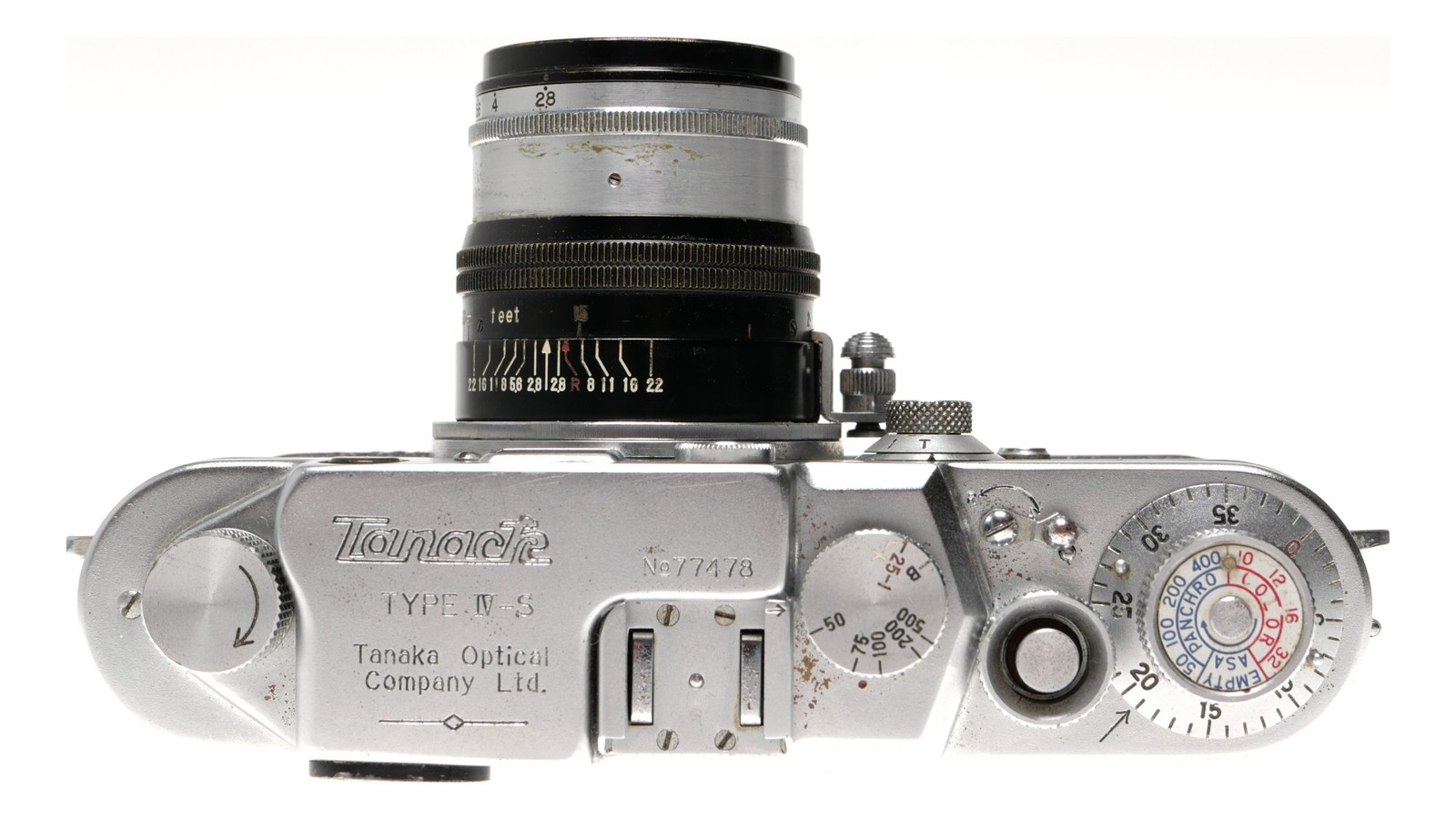 Tanack IV-S Rangefinder Camera with Tanar 50mm f/2.8 Lens