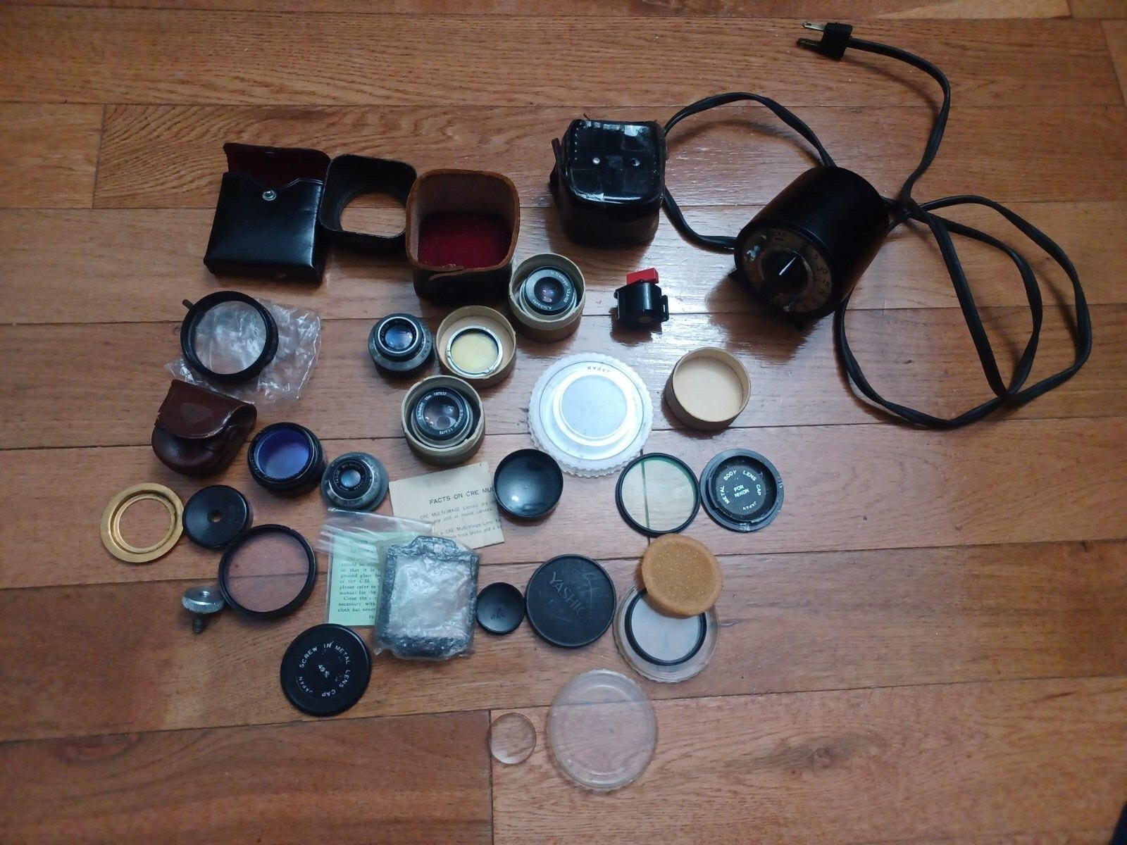vintage camera accessories lot READ DETAILS