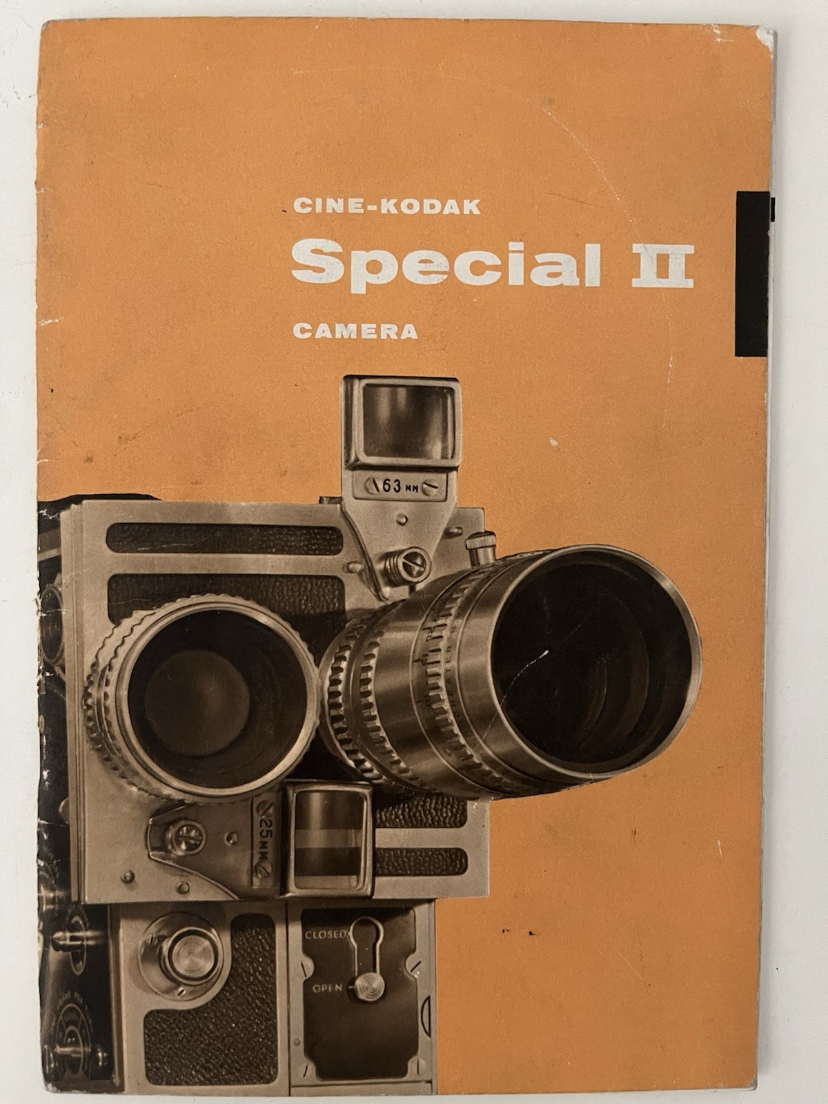 Original 1948 Cine -Kodak Special II Camera Operation & Accessory Manual