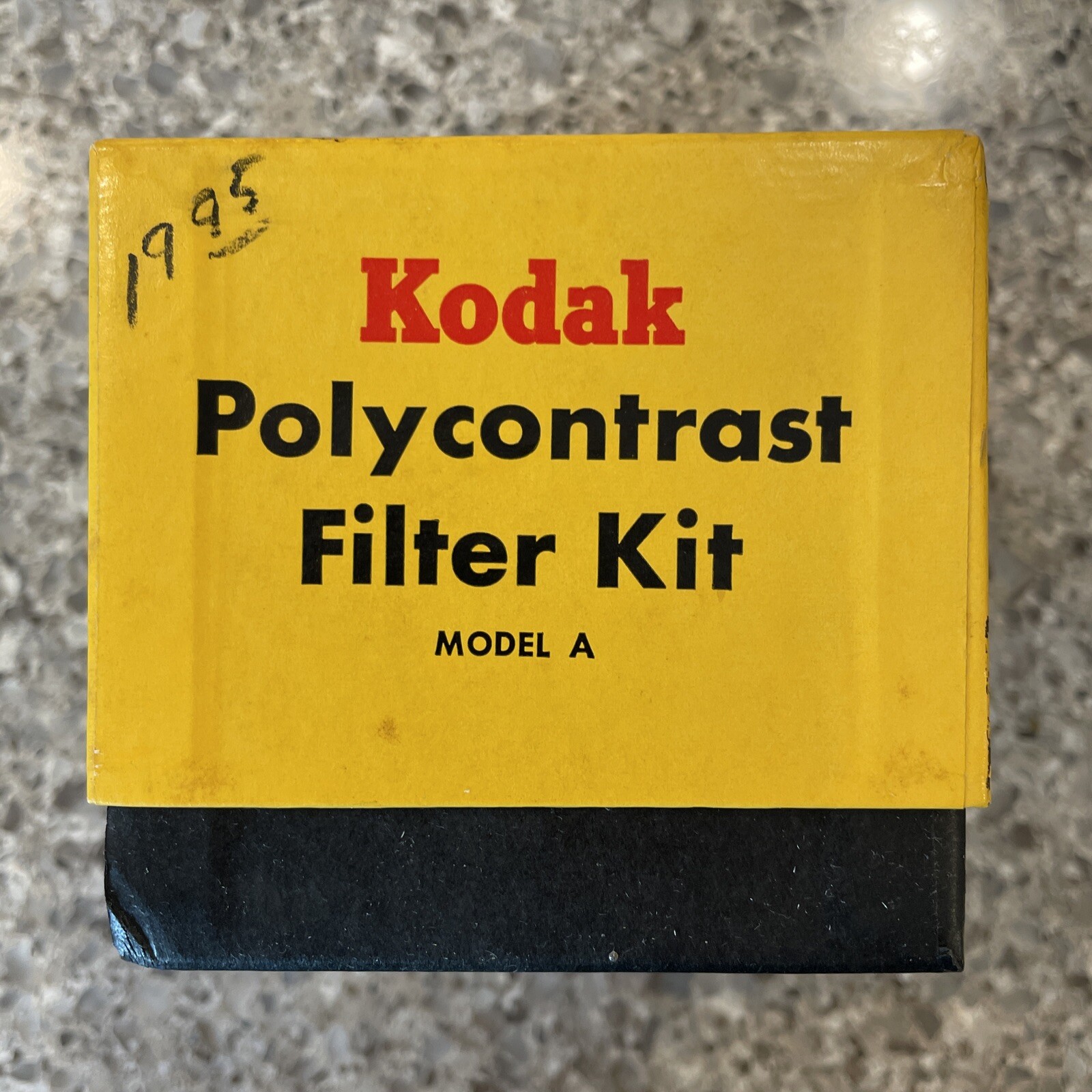 Vintage Kodak Polycontrast Filter Kit Model A Dark Room Photo Develop Set in Box