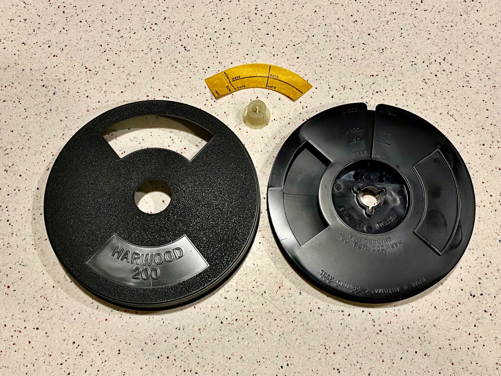 Du-All 8mm (3) 200Ft Plastic Reel, Can, Snap-Tite Set (NEW) Original Box