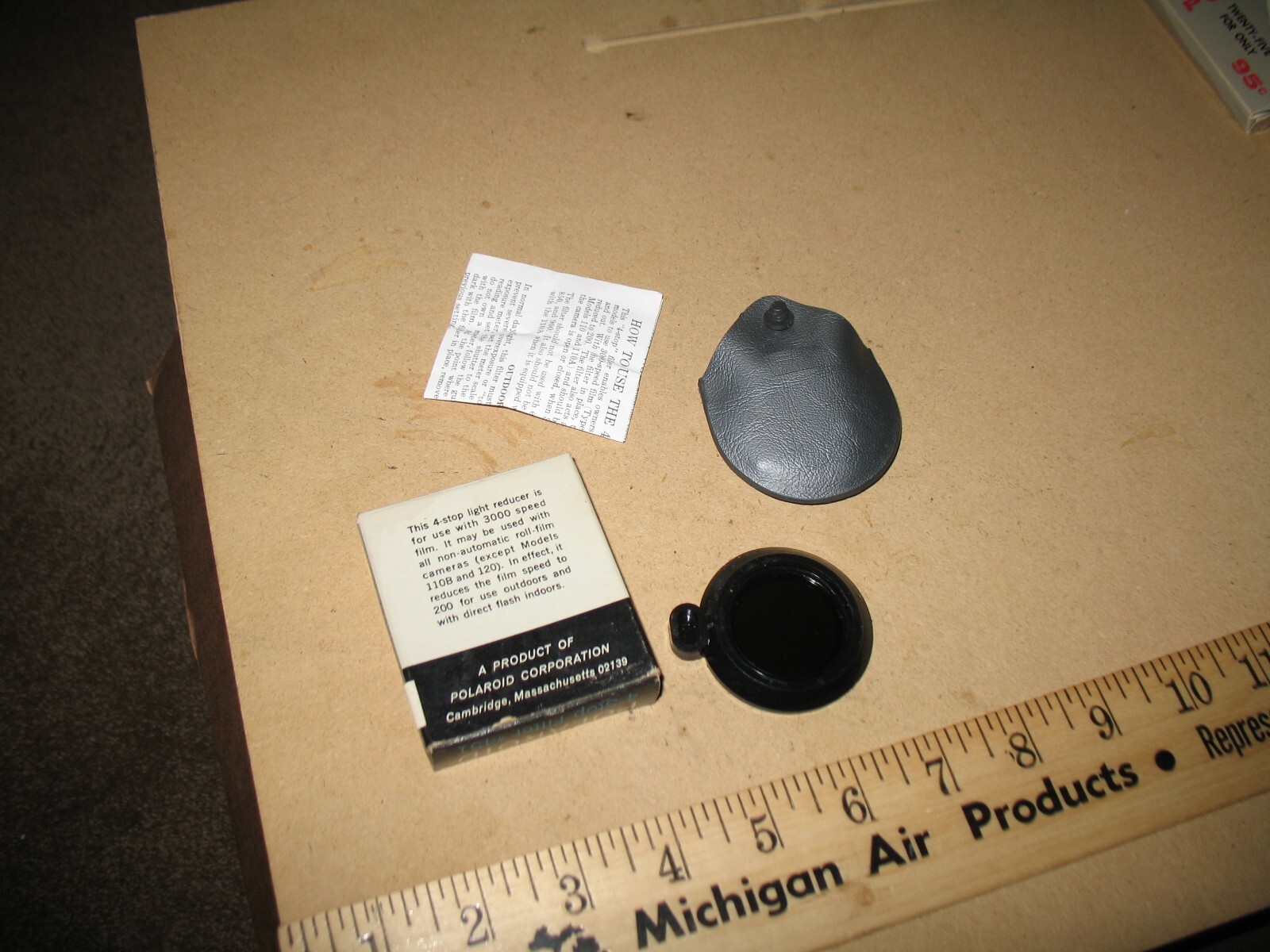 VTG NOS? POLAROID 4 STOP FILTER #451 LIGHT REDUCER FOR 3000 SPEED FILM