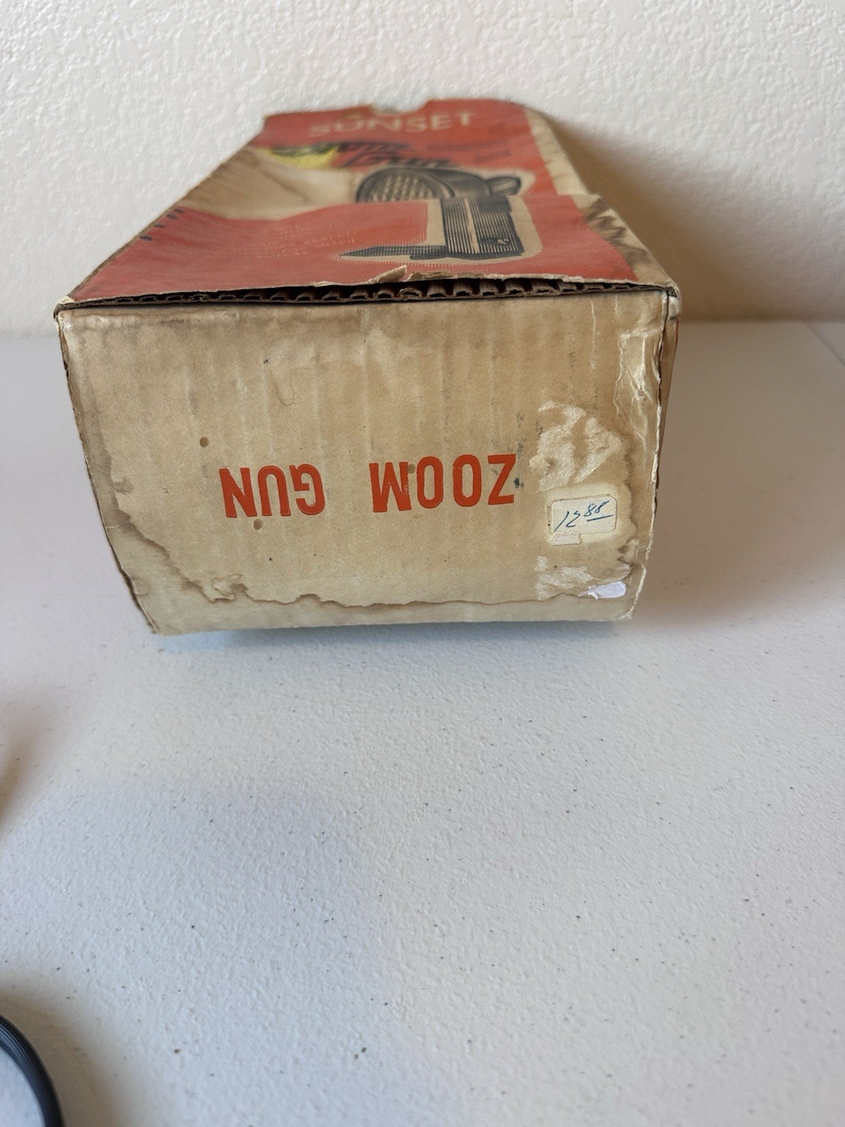 Vintage Sunset Zoom Gun 650W Super Bright Photo Light Original Box Working Paper
